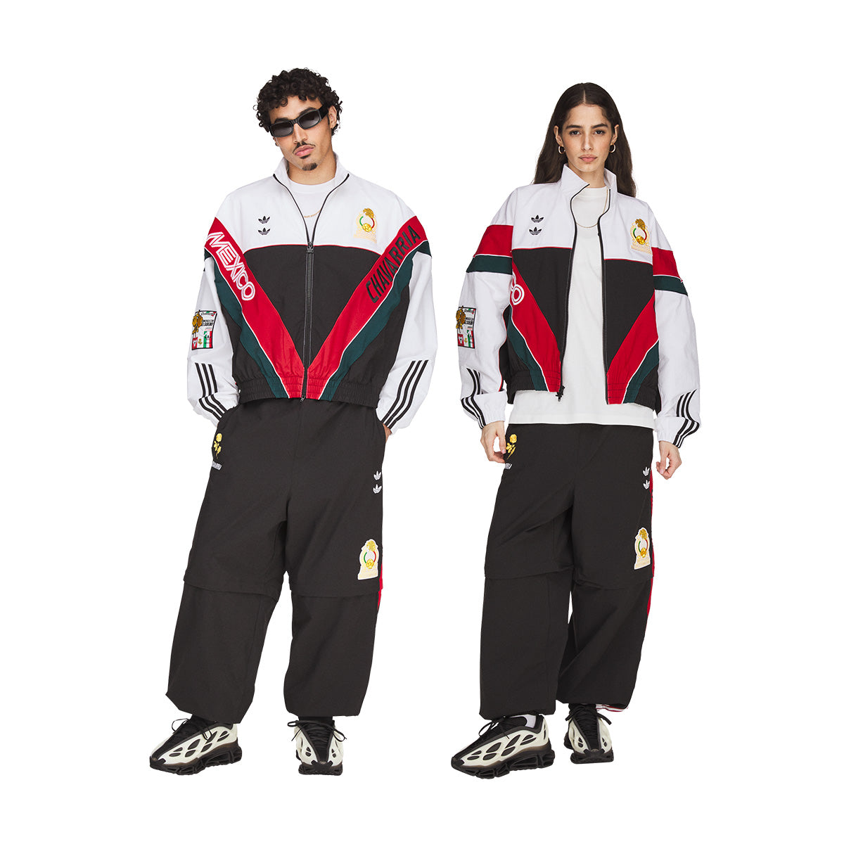 + Willy Chavarria Tracksuit Jacket 'White Black'