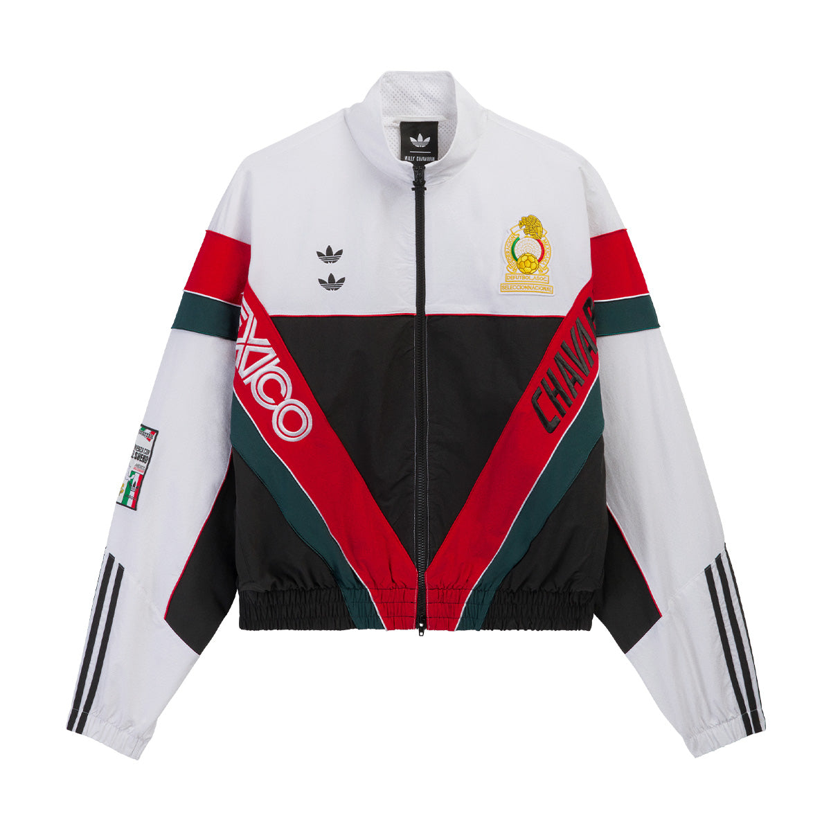 + Willy Chavarria Tracksuit Jacket 'White Black'