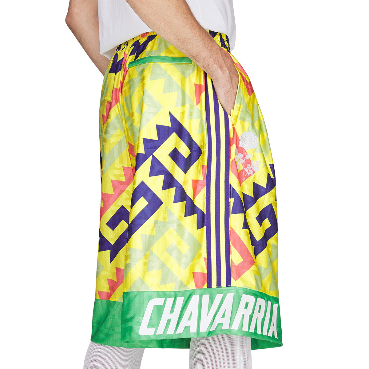 + Willy Chavarria AOP Long Shorts 'Solar Lemon'