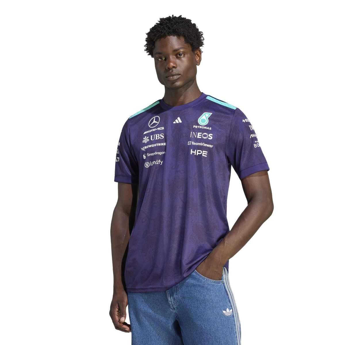 + Mercedes-AMG Petronas F1 Team Vanda Bloom Driver Jersey 'Dark Purple'