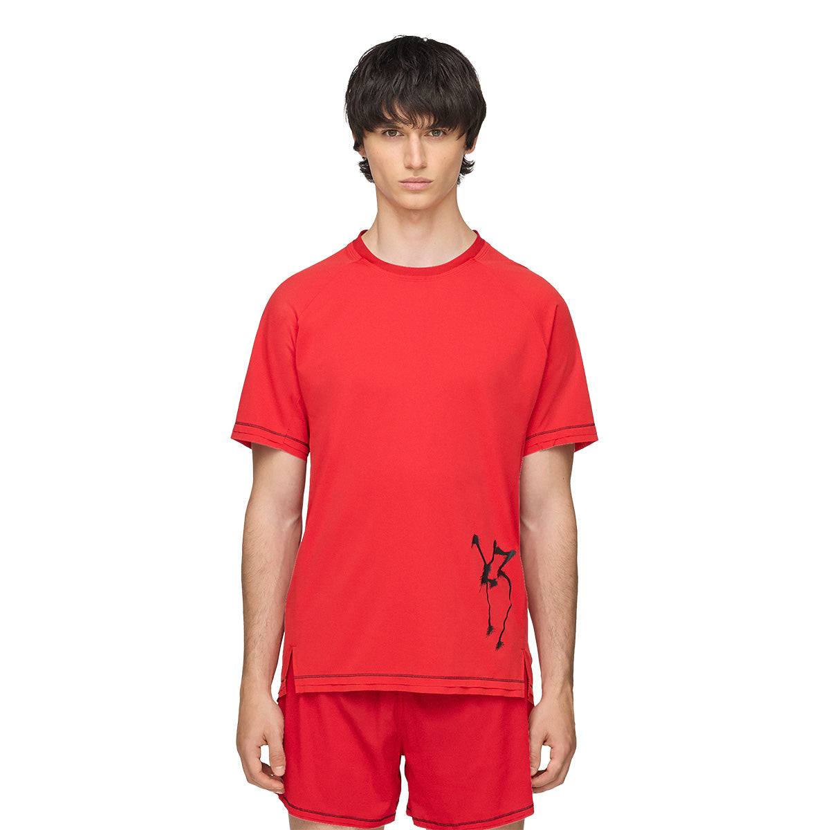 + Chito Typical Stripes Running Tee 'Scarlet'
