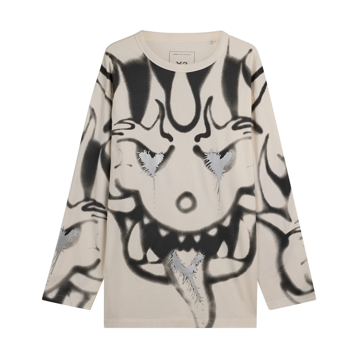 + Chito AOP Yaksha L/S Tee 'Core White'