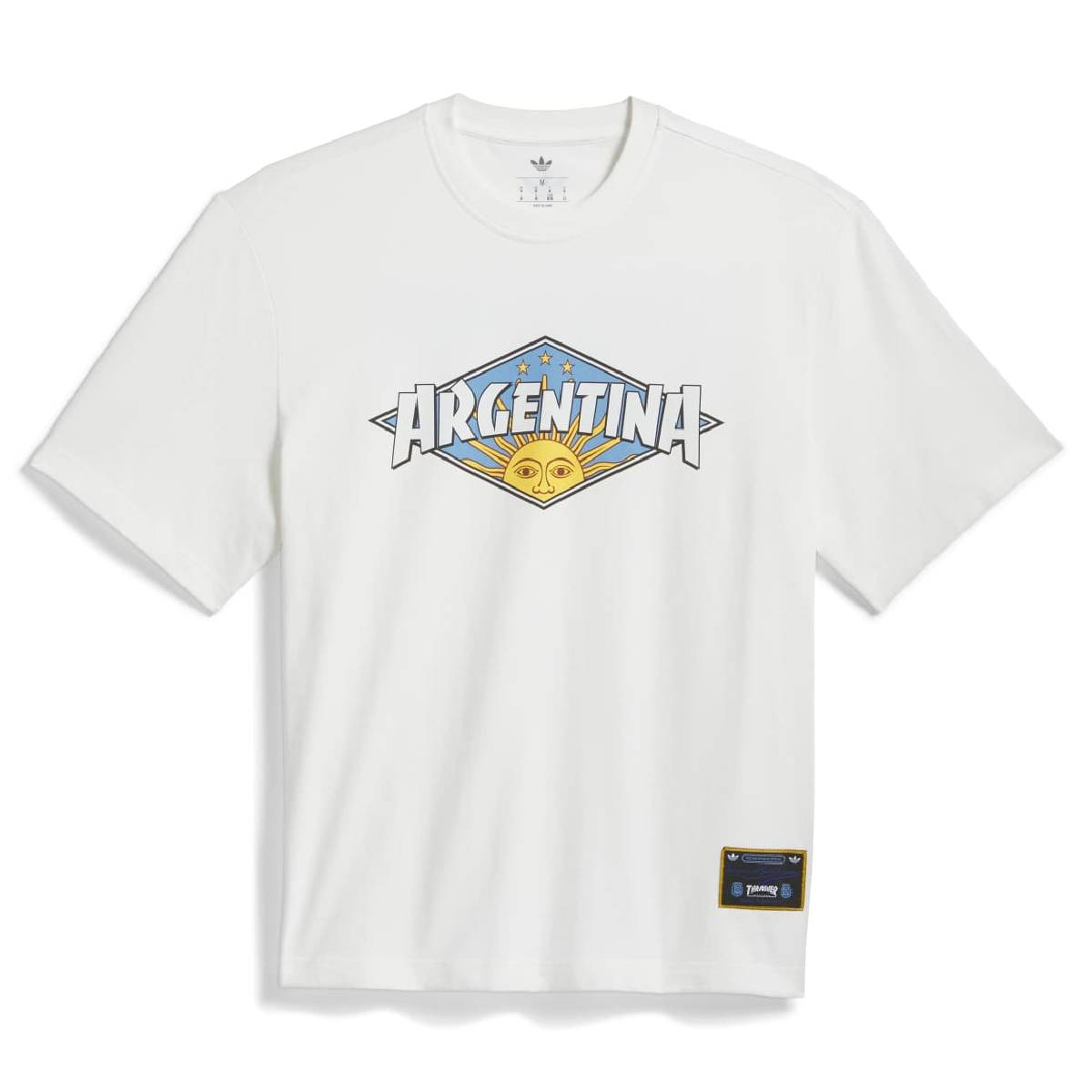 + Thrasher + Argentine Football Association Tee 'Core White'