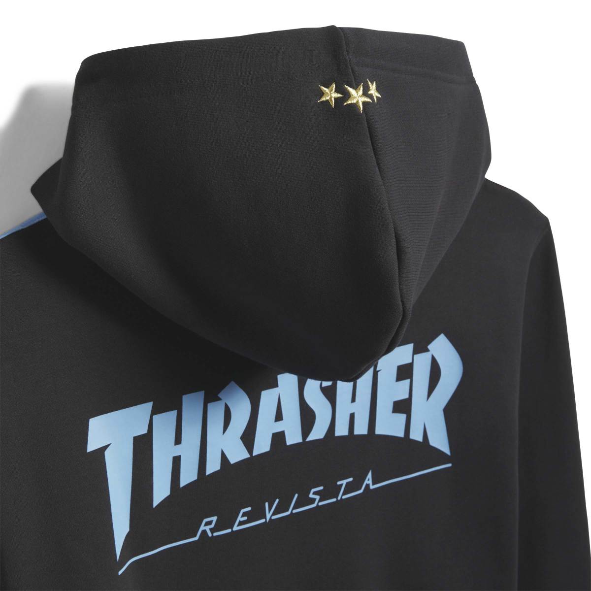 + Thrasher + Argentine Football Association Hoodie 'Black'