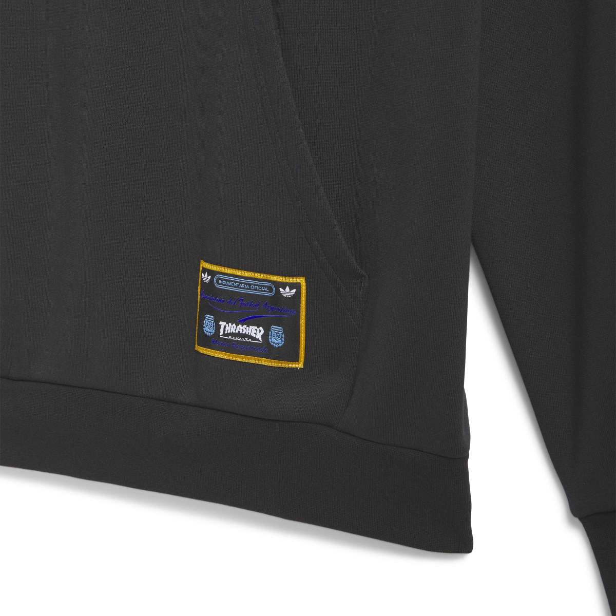 + Thrasher + Argentine Football Association Hoodie 'Black'