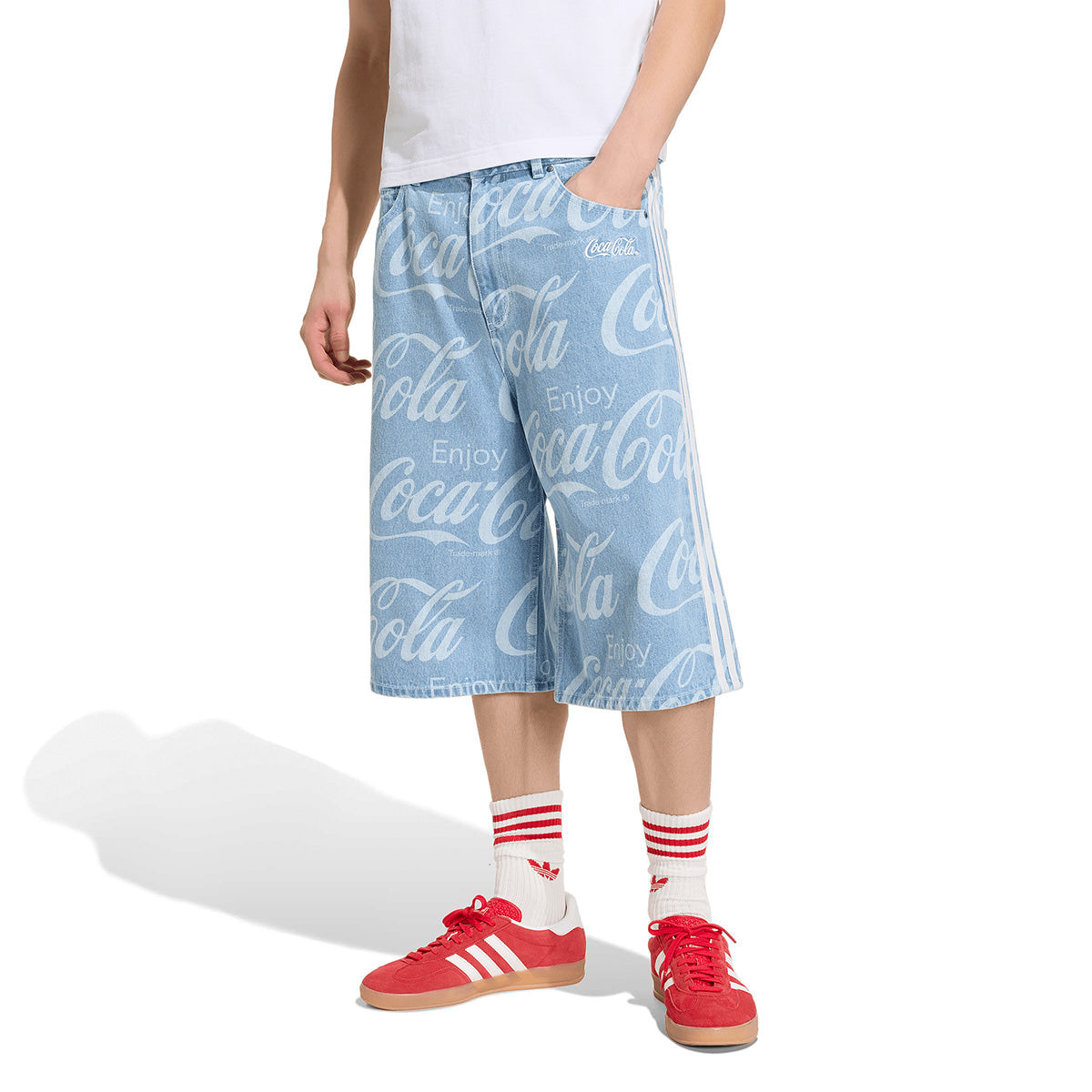 + Coca Cola Denim Shorts 'Indigo Denim'