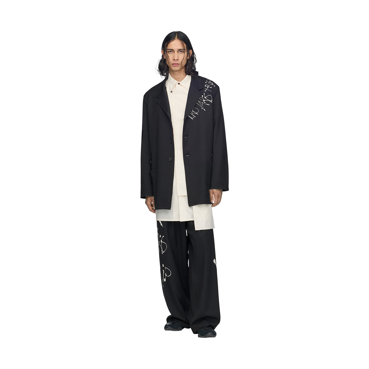 + Chito City Graphic Chore Coat 'Grey Five'
