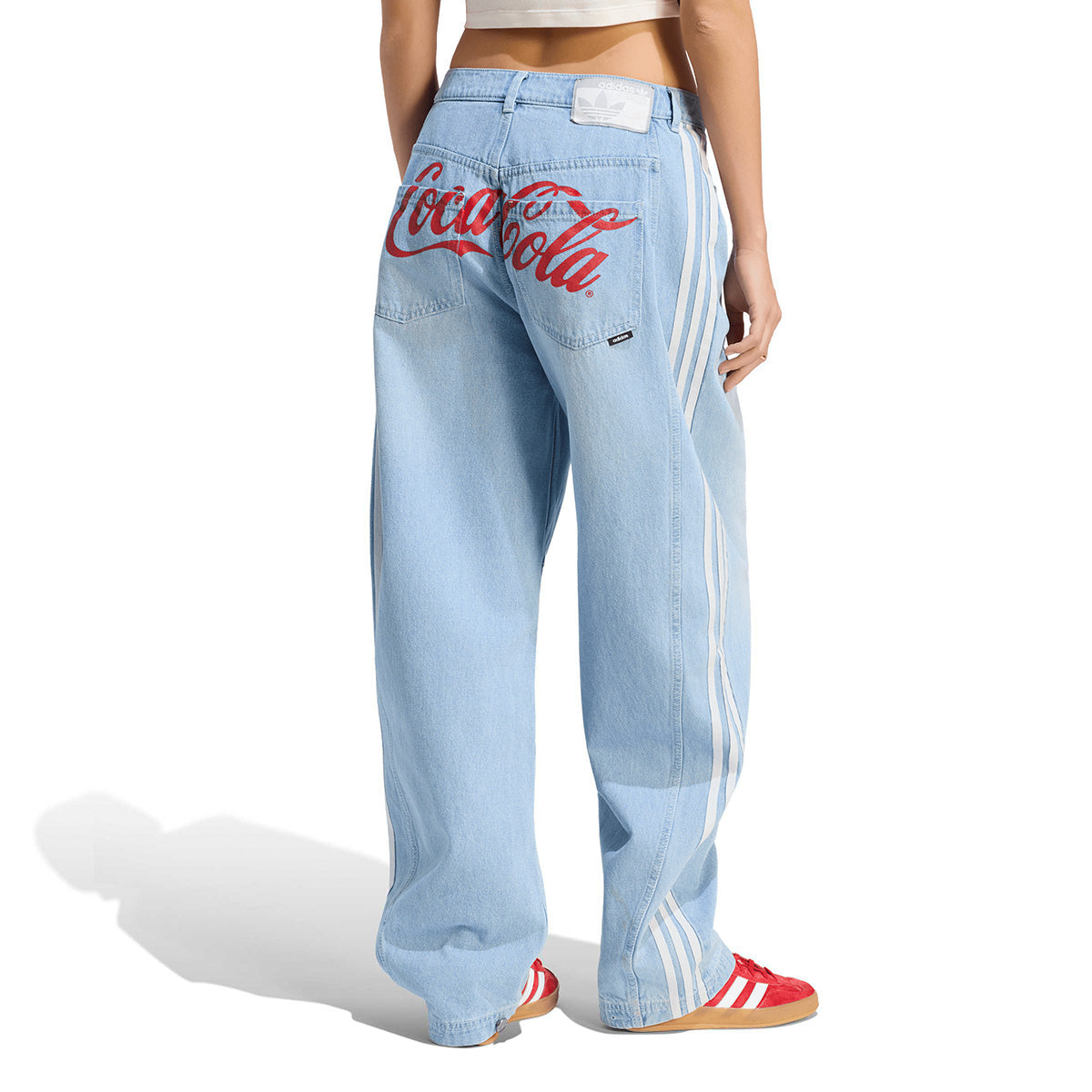 + Coca Cola Wmns GFX Banana Pants 'Indigo Denim'