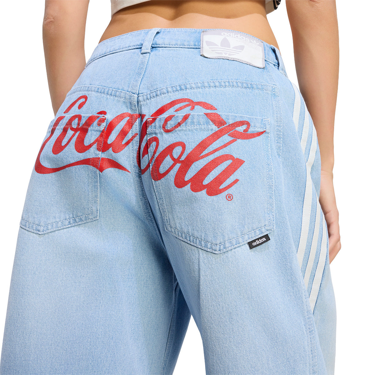 + Coca Cola Wmns GFX Banana Pants 'Indigo Denim'