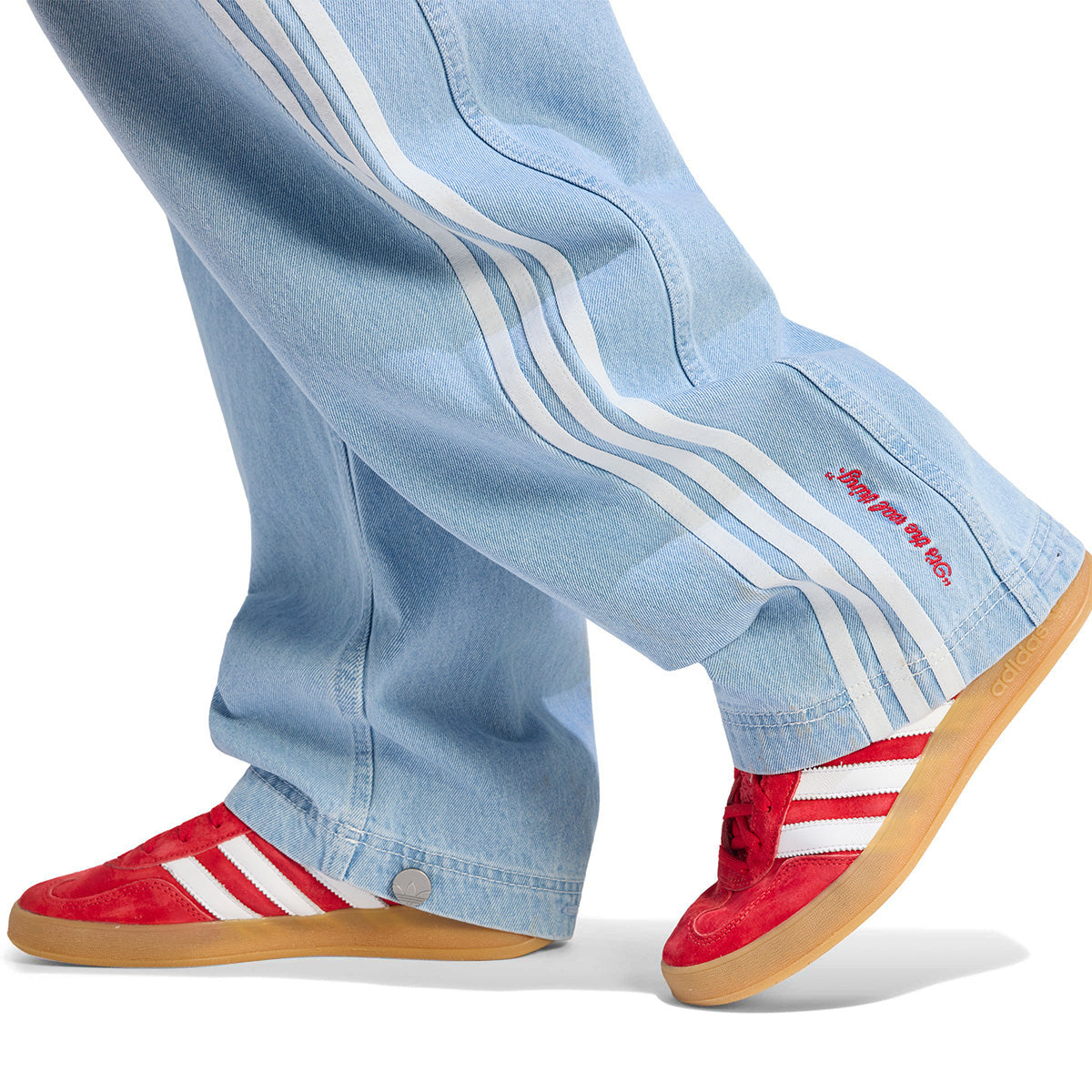 + Coca Cola Wmns GFX Banana Pants 'Indigo Denim'