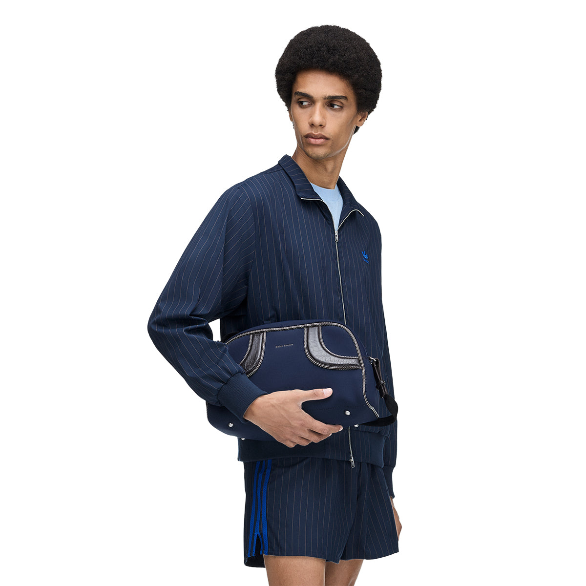 + Wales Bonner M Bag 'Night Navy'