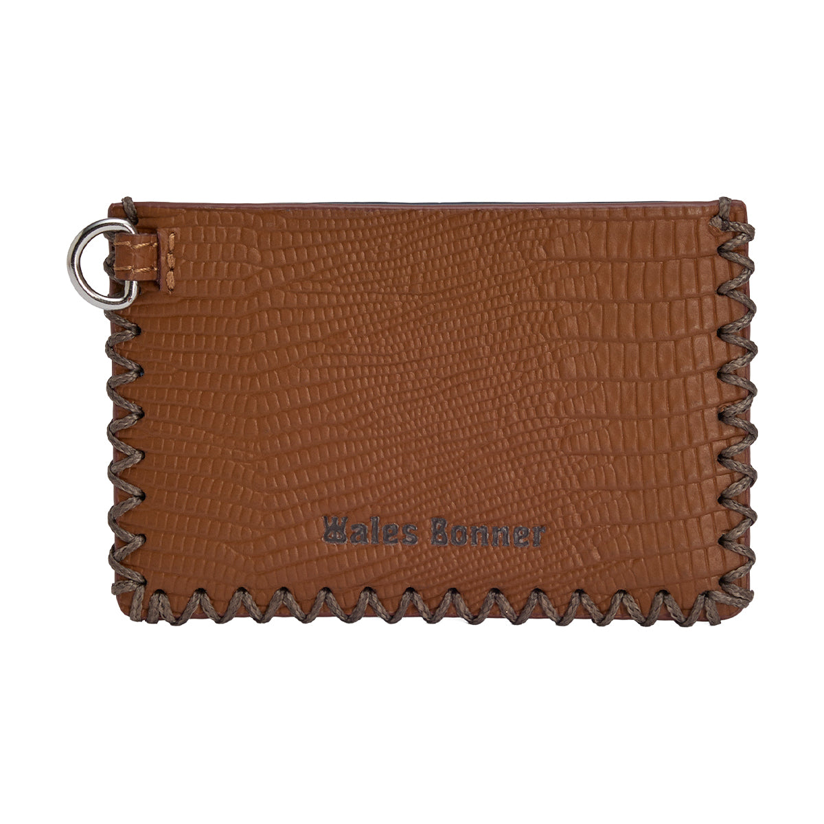 + Wales Bonner Small Leather Good Wallet 'Craft Ochre'