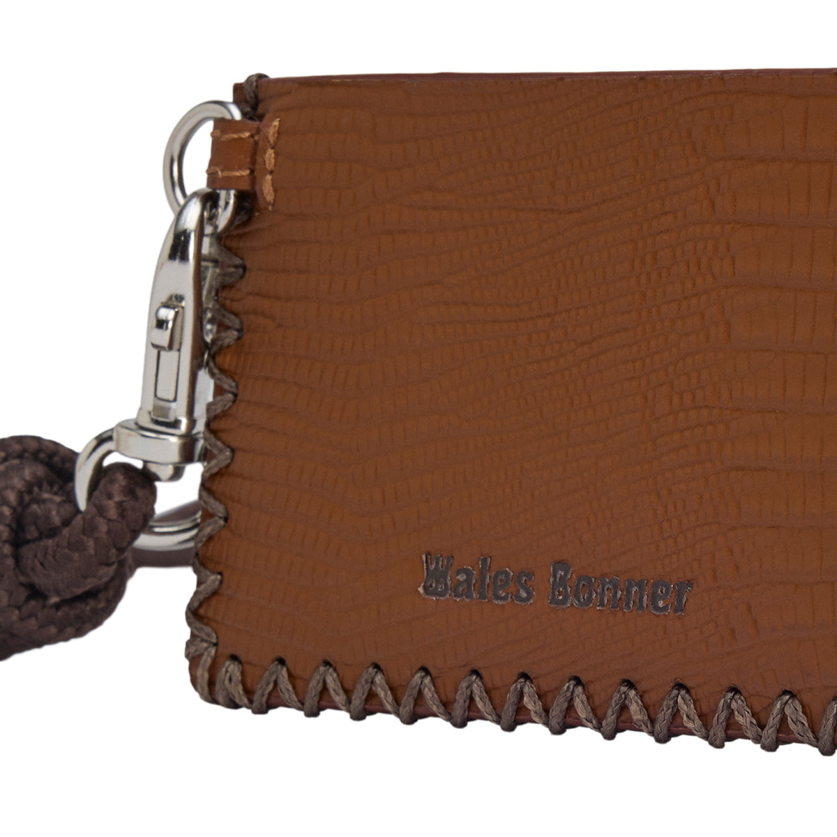 + Wales Bonner Small Leather Good Wallet 'Craft Ochre'