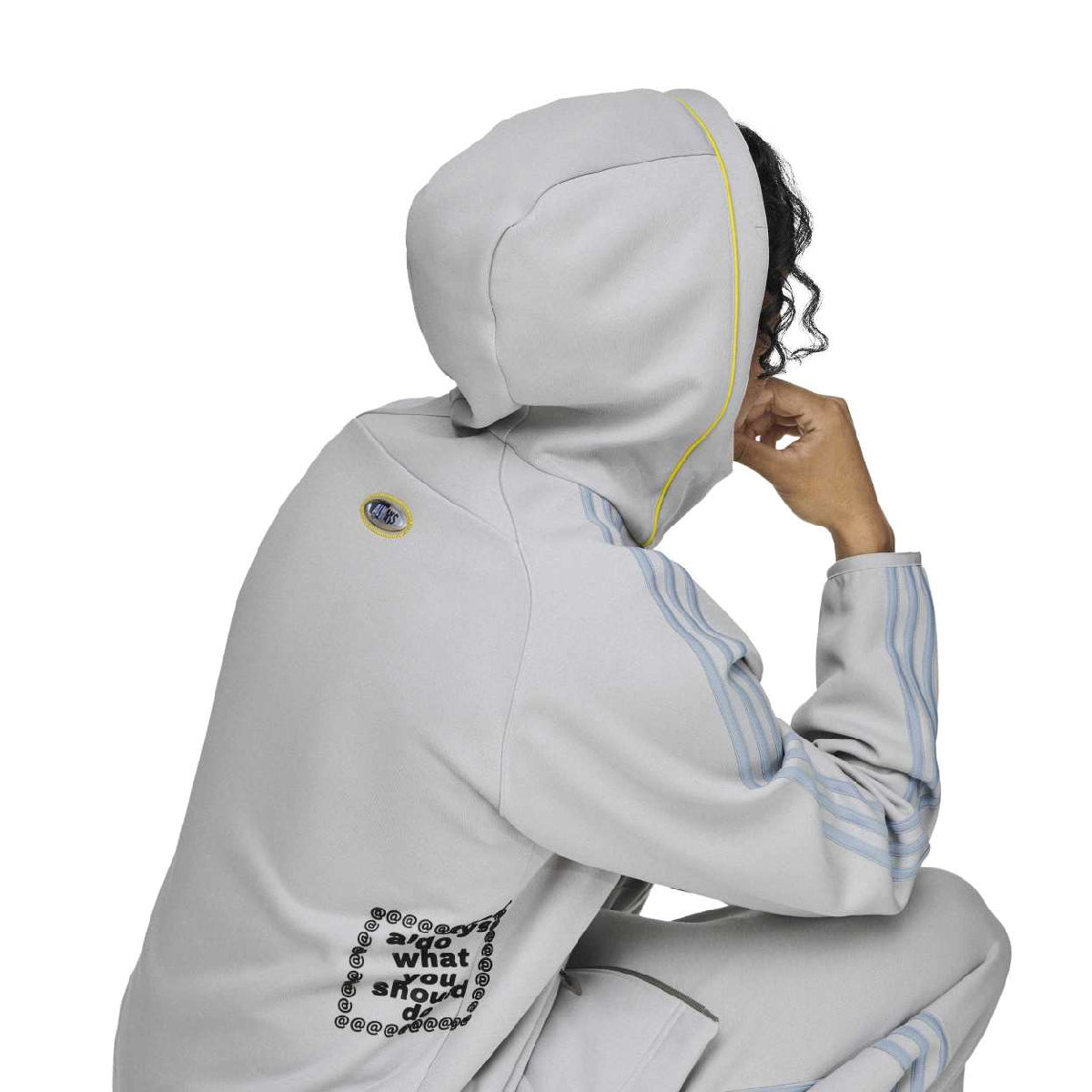 + Always Do What You Should Do Spacer Teamgeist Full Zip Hoodie 'Light Solid Grey'
