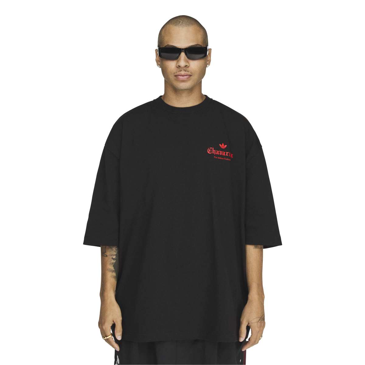 + Willy Chavarria Dark Rose Tee 'Black / Red'