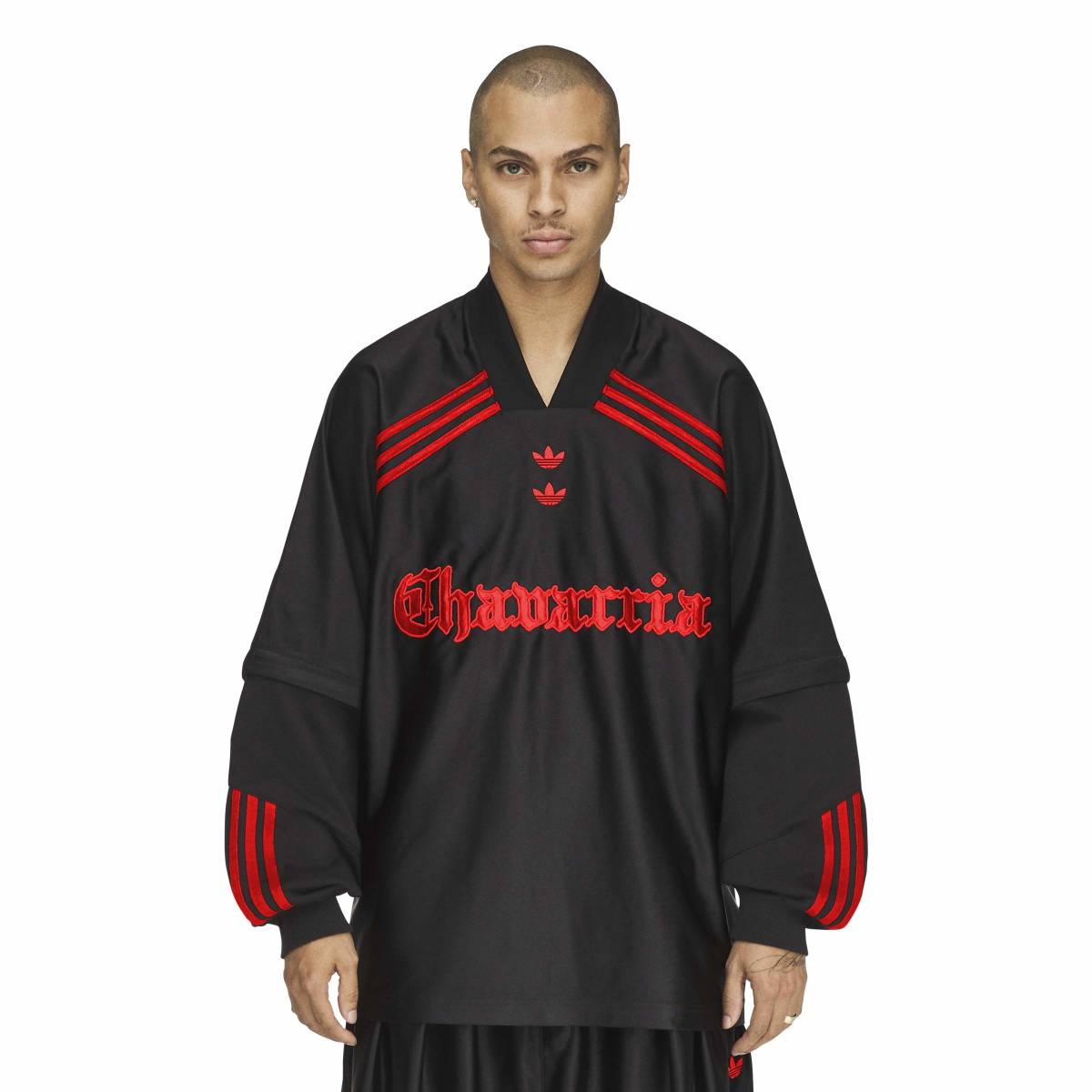 + Willy Chavarria Dazzle Long Sleeve Jersey 'Black'