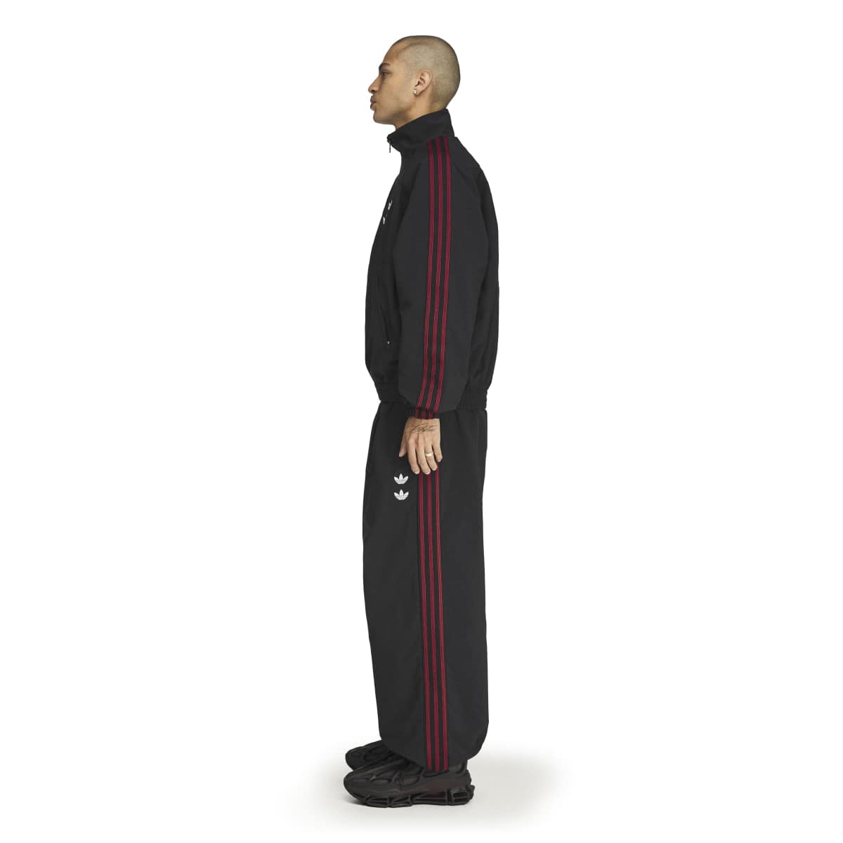 + Willy Chavarria Woven Track Pants 'Black'