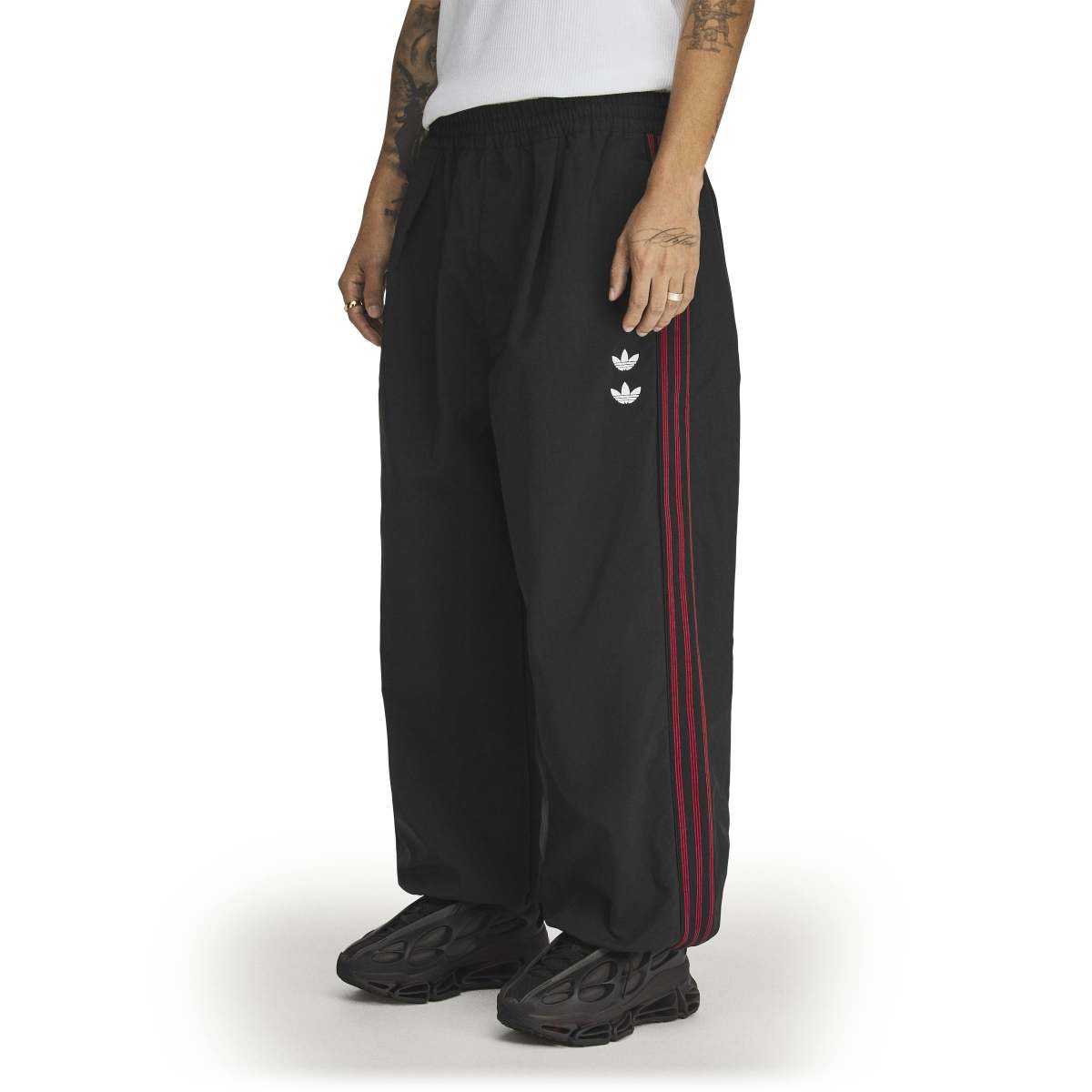 + Willy Chavarria Woven Track Pants 'Black'