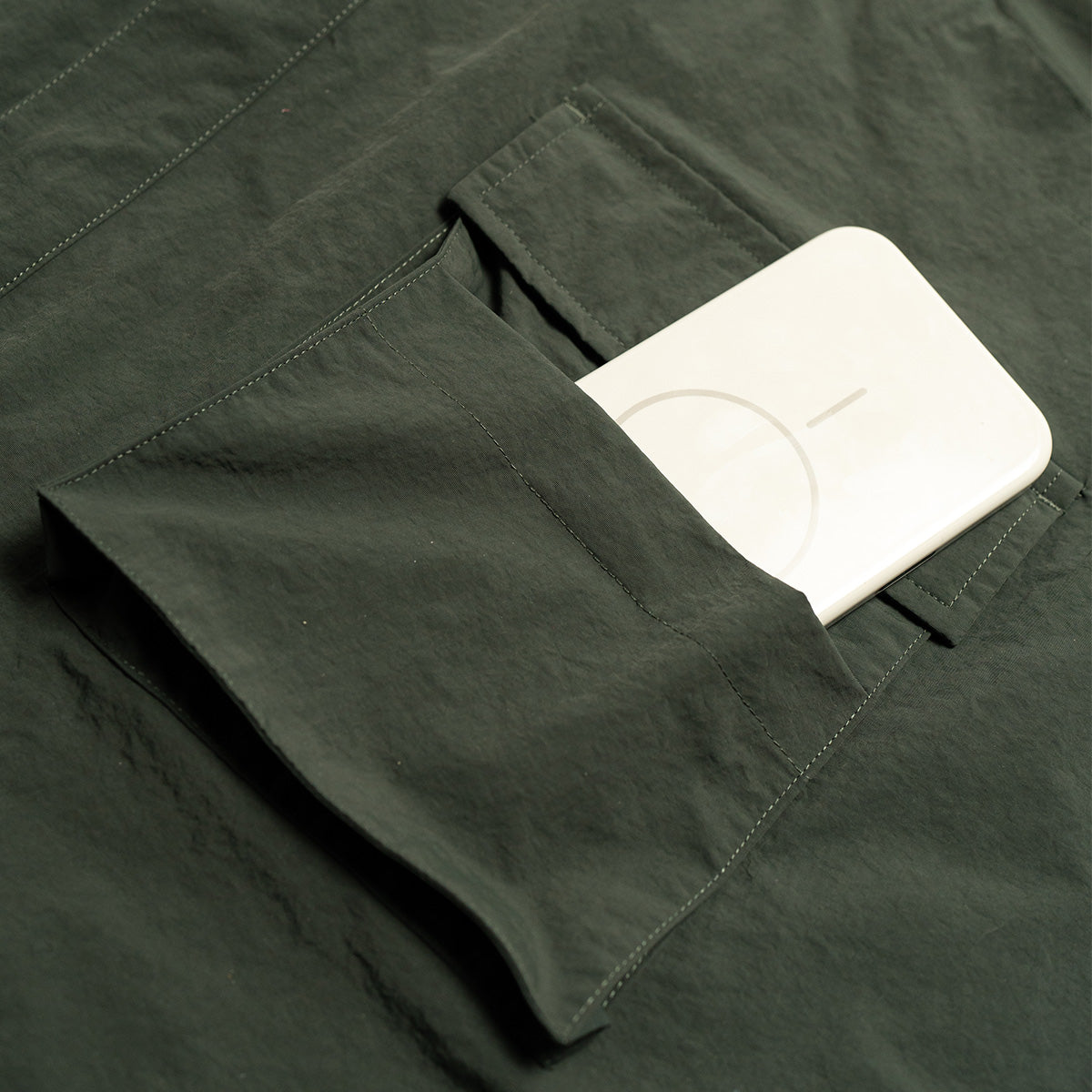 Double Layered Utility Shirt 'Iron Shadow'