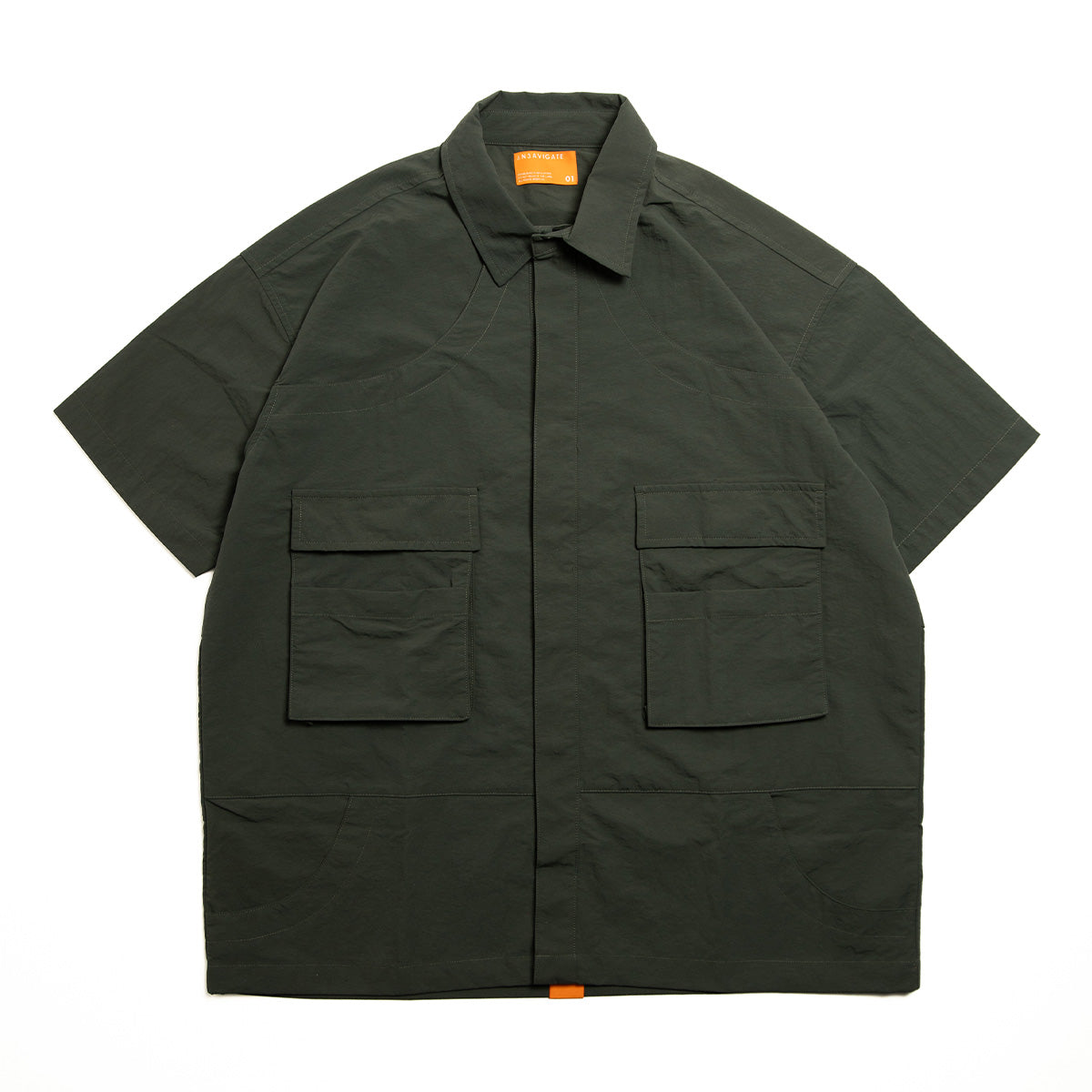 Double Layered Utility Shirt 'Iron Shadow'