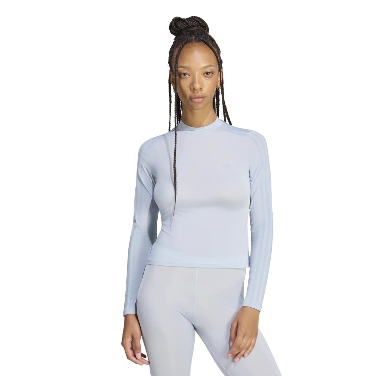 + Jennie Sheer Long Sleeve Tee 'Wonder Blue'
