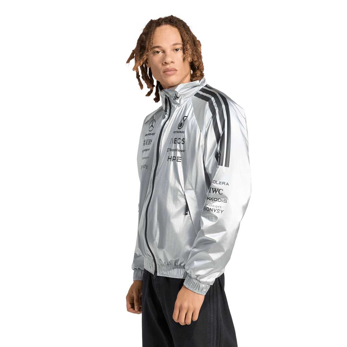 + Mercedes-AMG Petronas F1 Team Jacket 'Silver Metallic'