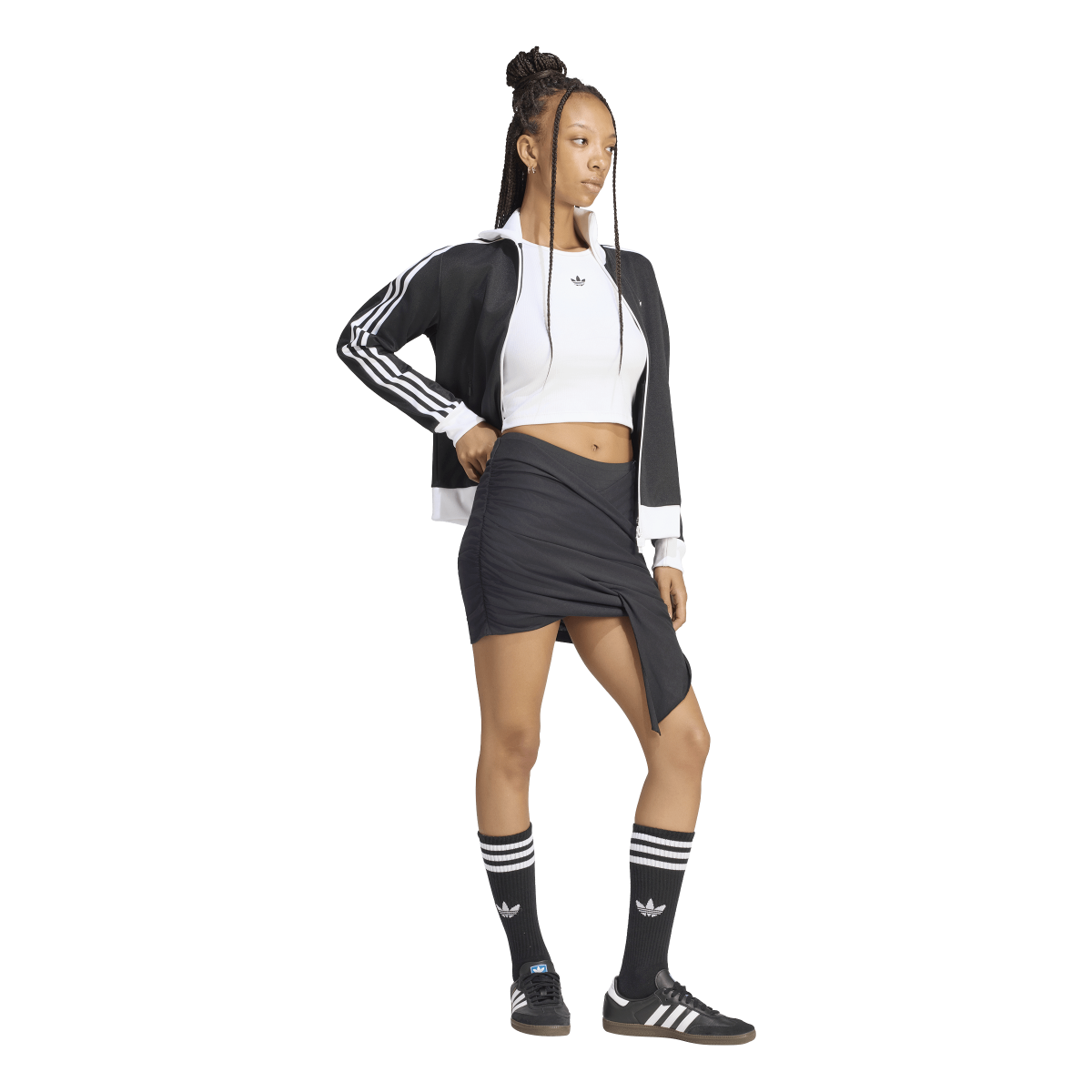 + Jennie Wrap-Around Skirt 'Black'