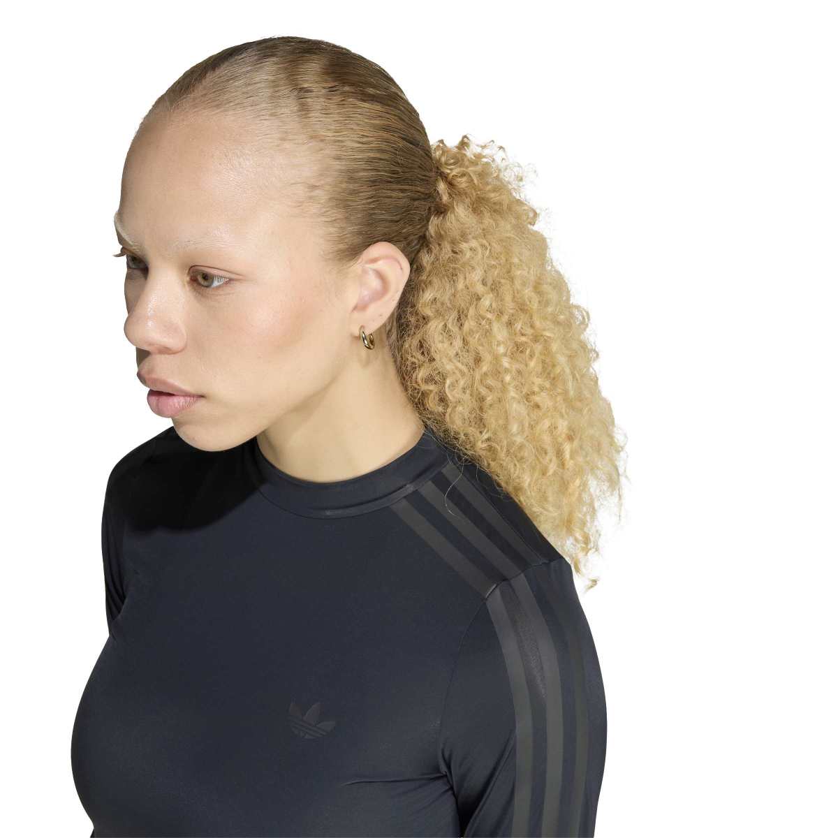 + Jennie Sheer Long Sleeve Tee 'Black'