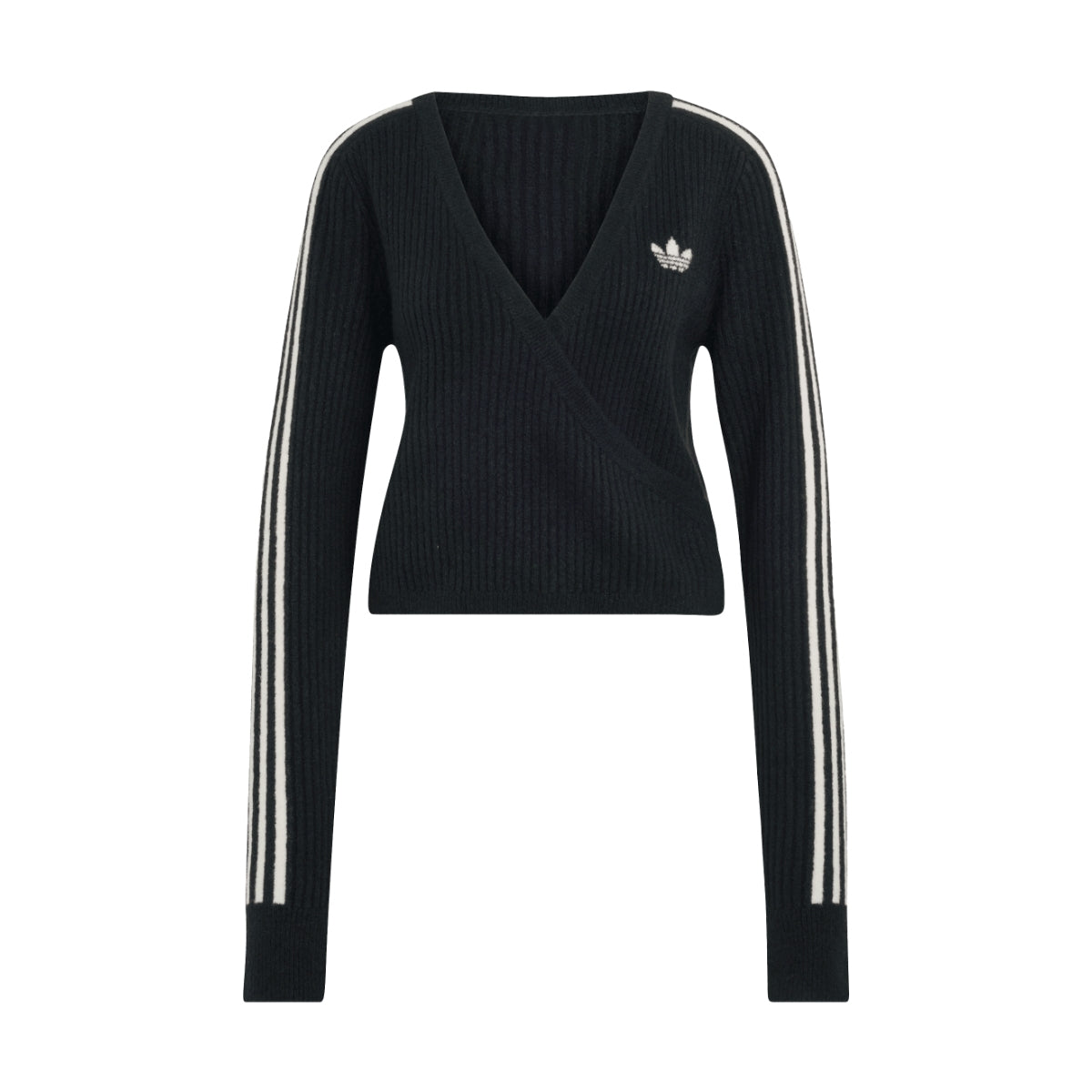 + Jennie Knitted Wrap Around Cardigan 'Black'