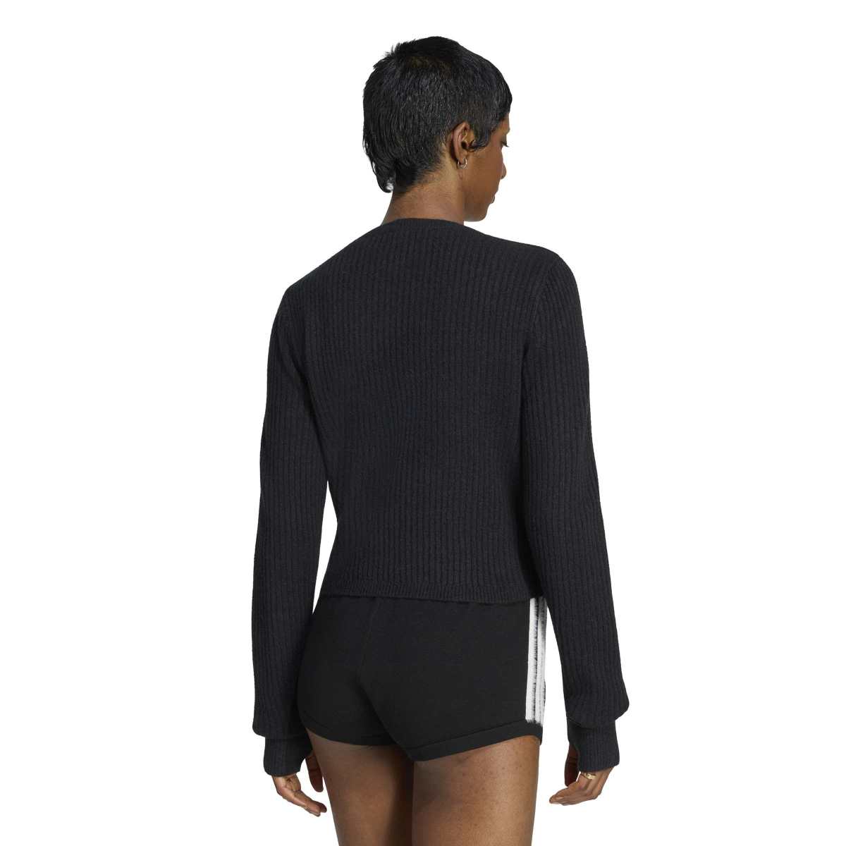 + Jennie Knitted Wrap Around Cardigan 'Black'
