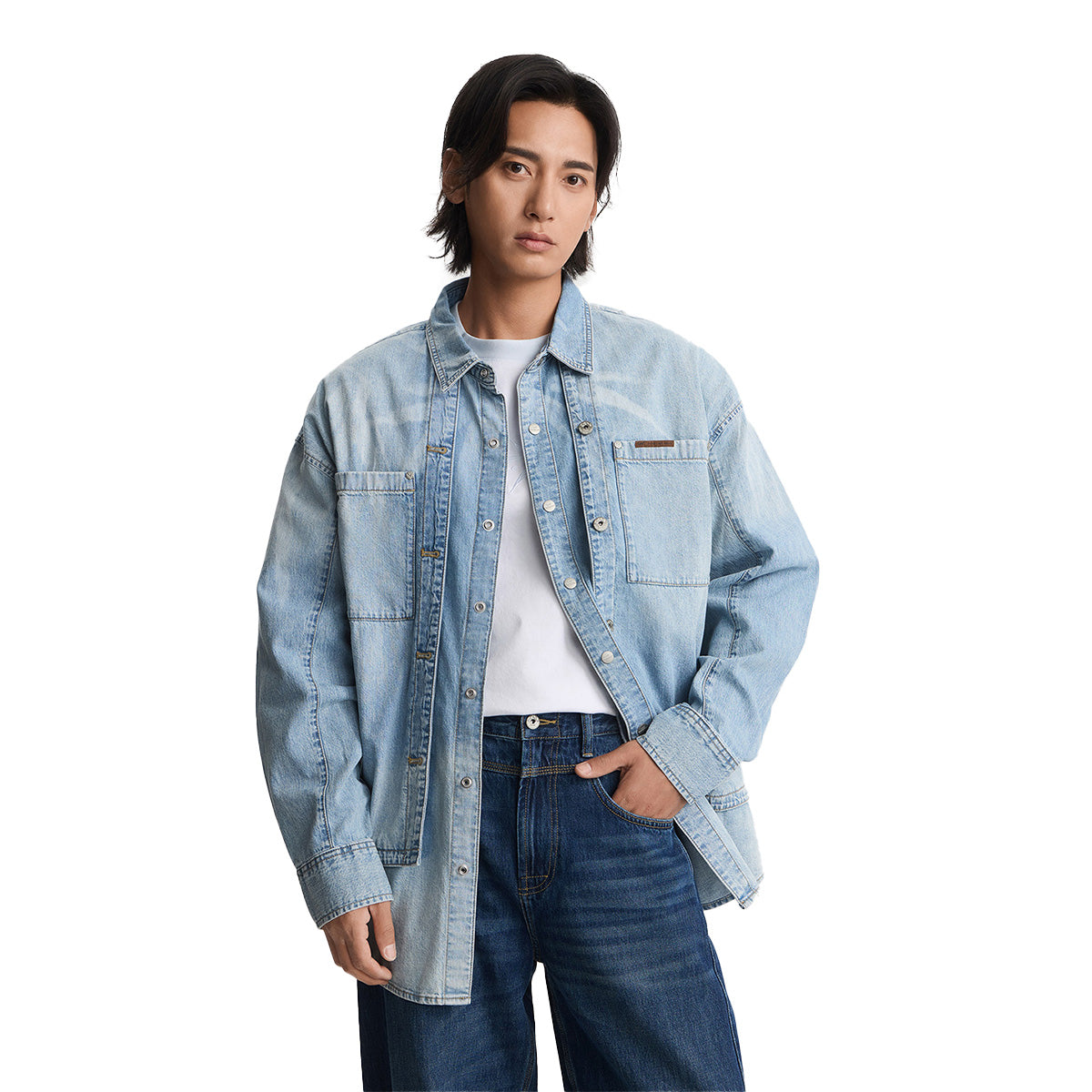 + Lee Jeans Denim Shirt 'Light Blue'