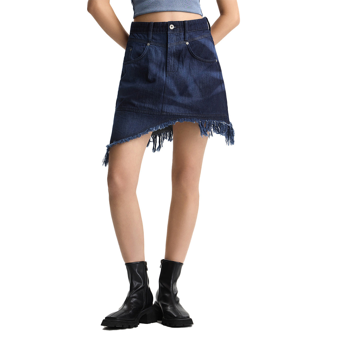 + LEE Wmns Denim Skirt 'Dark Blue'