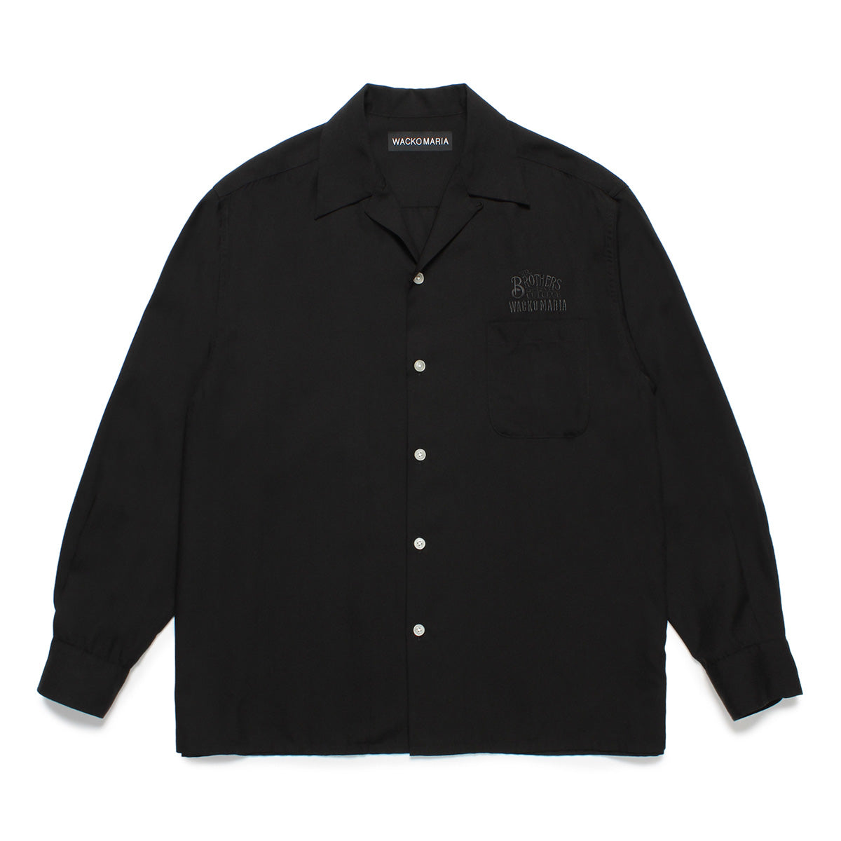 + Mr. Brothers Cut Club 50's L/S Shirt 'Black'