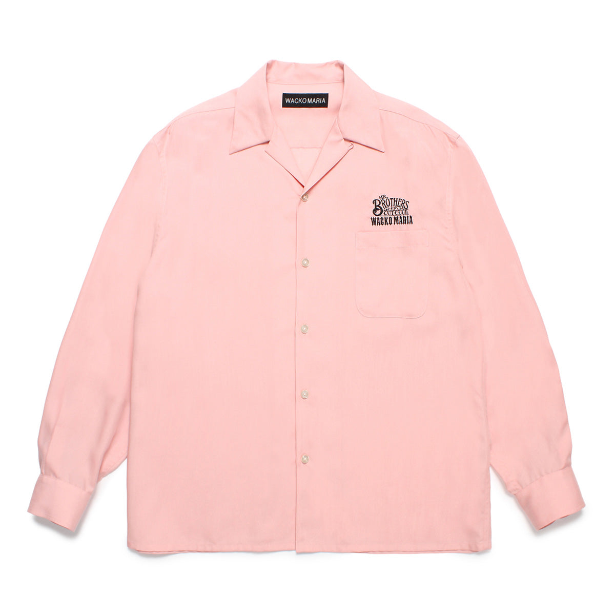 + Mr. Brothers Cut Club 50's L/S Shirt 'Pink'