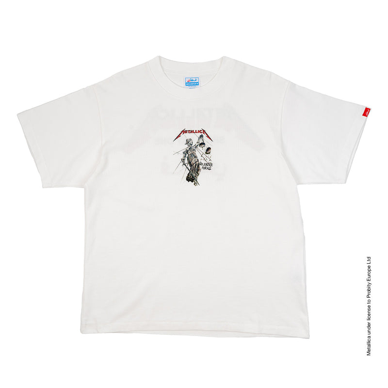 + Metallica Justice UV Tee 'White'