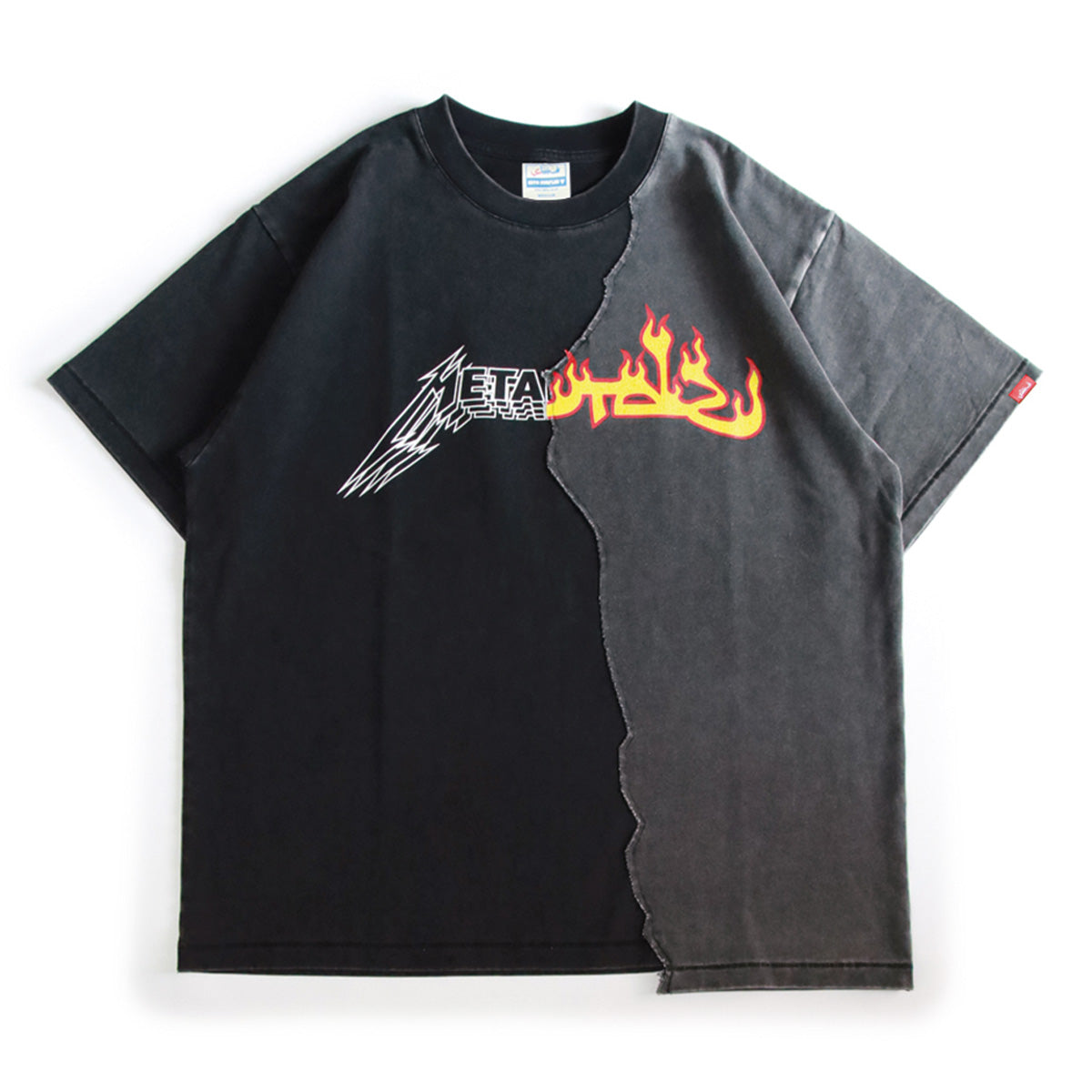 + Metallica Flaming Skull Tear-Up Tee 'Black'