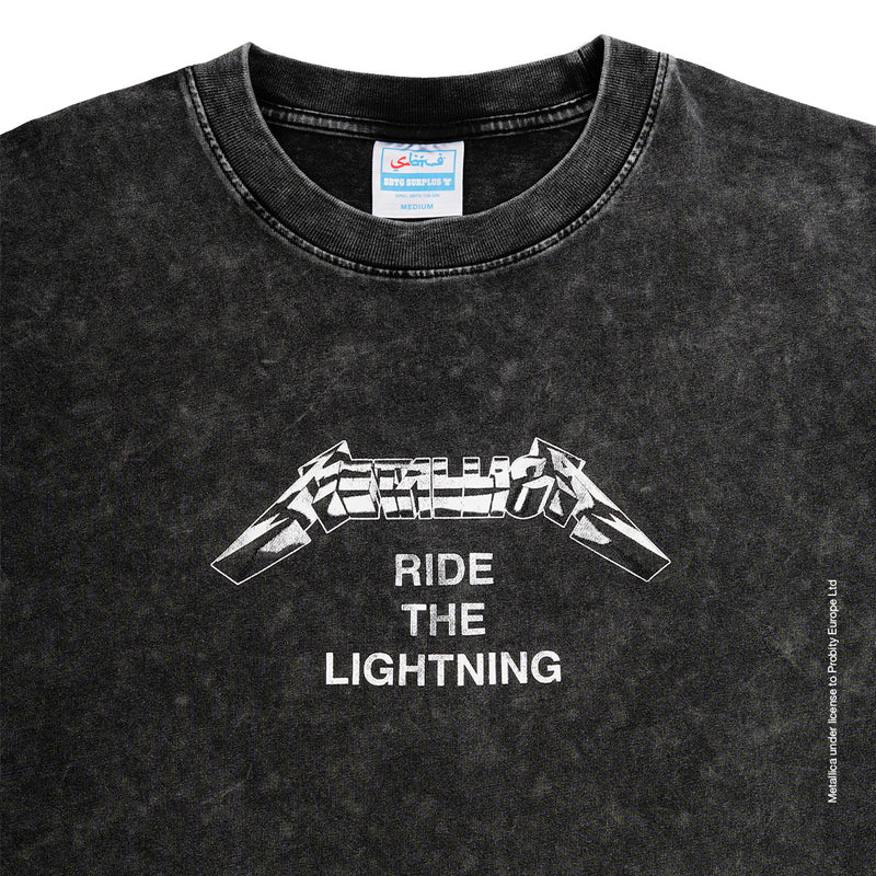 + Metallica Ride The Lightning Tee 'Black'
