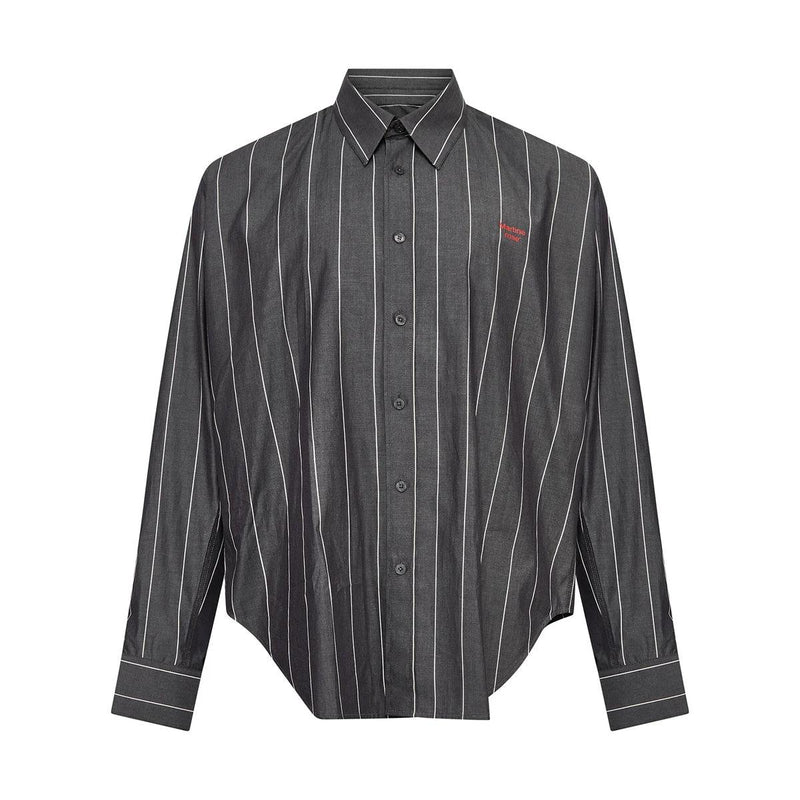 Classic Carved Shirt 'Grey White'