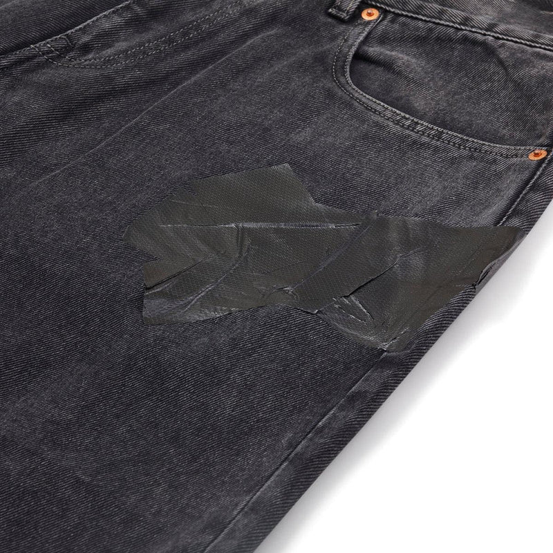 Gaffer Tape Jean Shorts 'Black Wash'