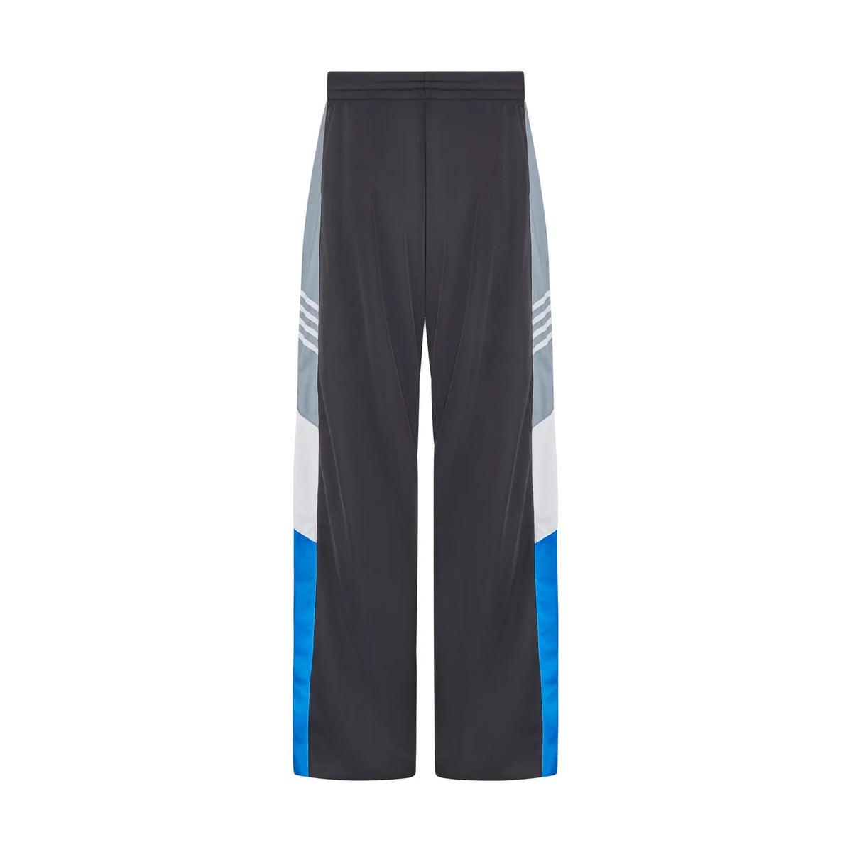 Wide Leg Trackpants 'Black Grey Blue'