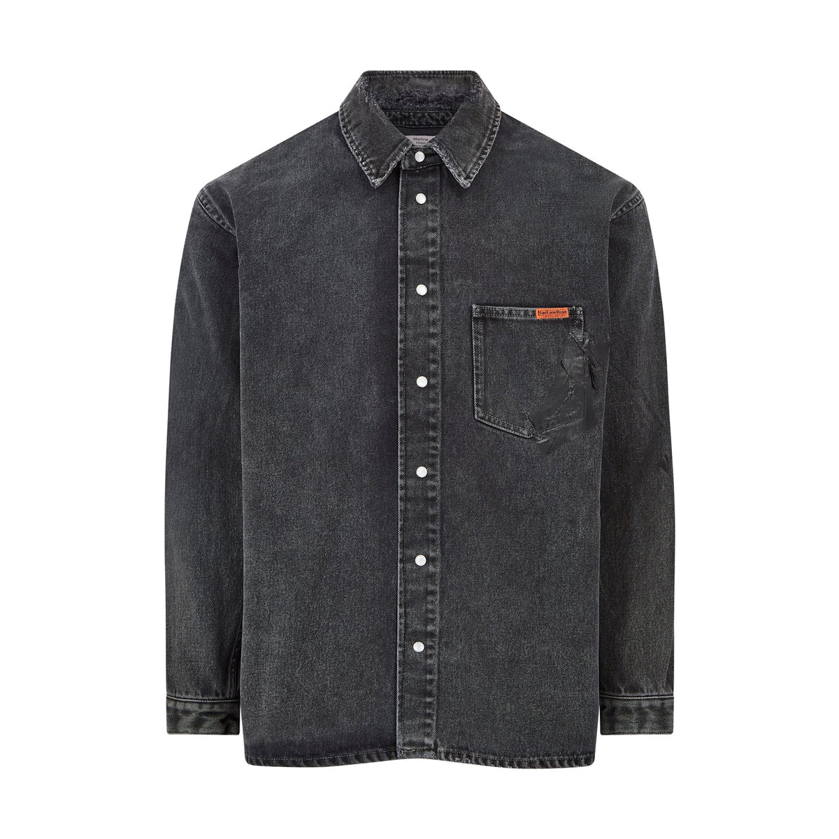 Gaffer Tape Denim Overshirt 'Black Wash'