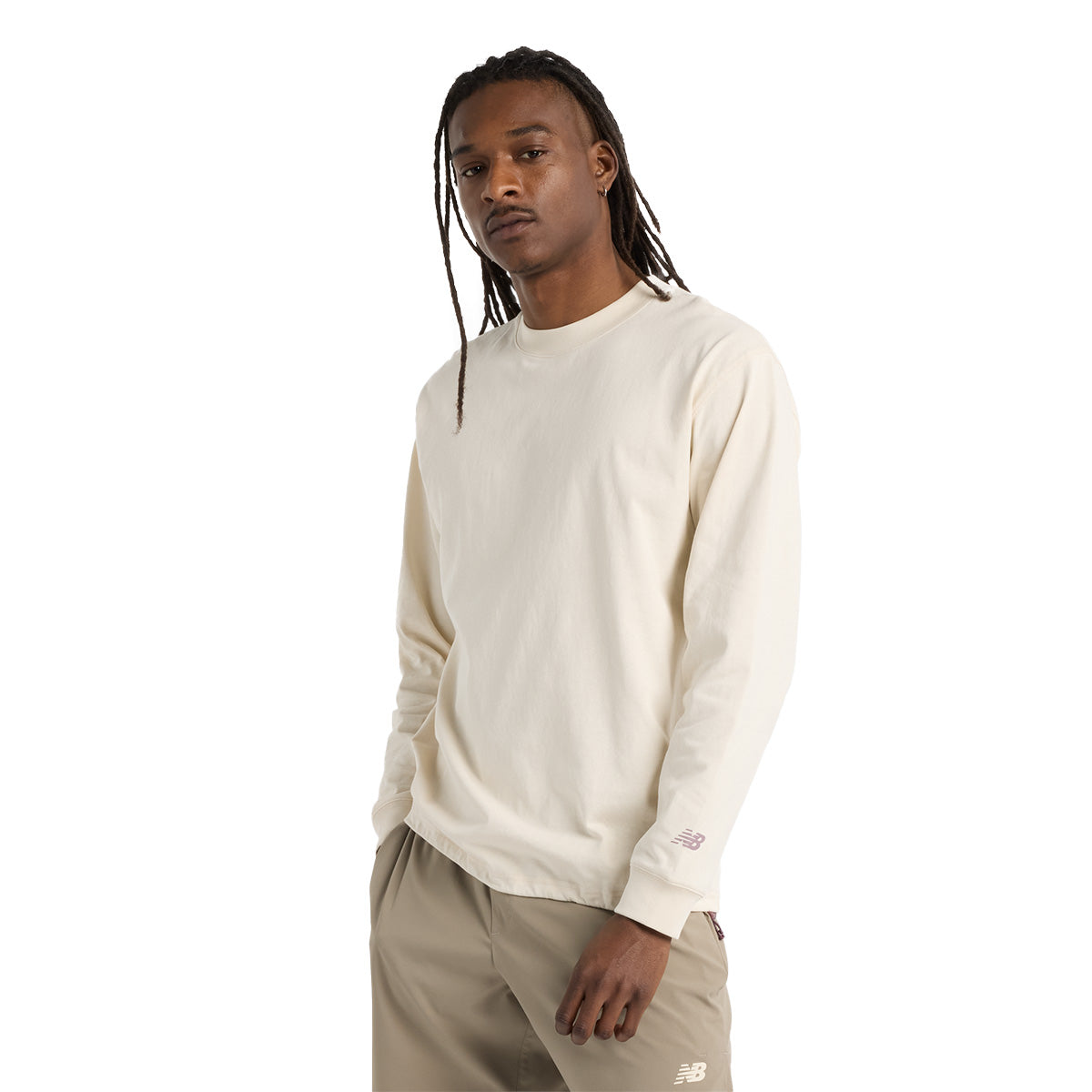 Sporty & Rich Varsity Crest Ringer Tee 'Heather Grey Sporty & Rich Varsity Crest Ringer Tee 'Heather Grey