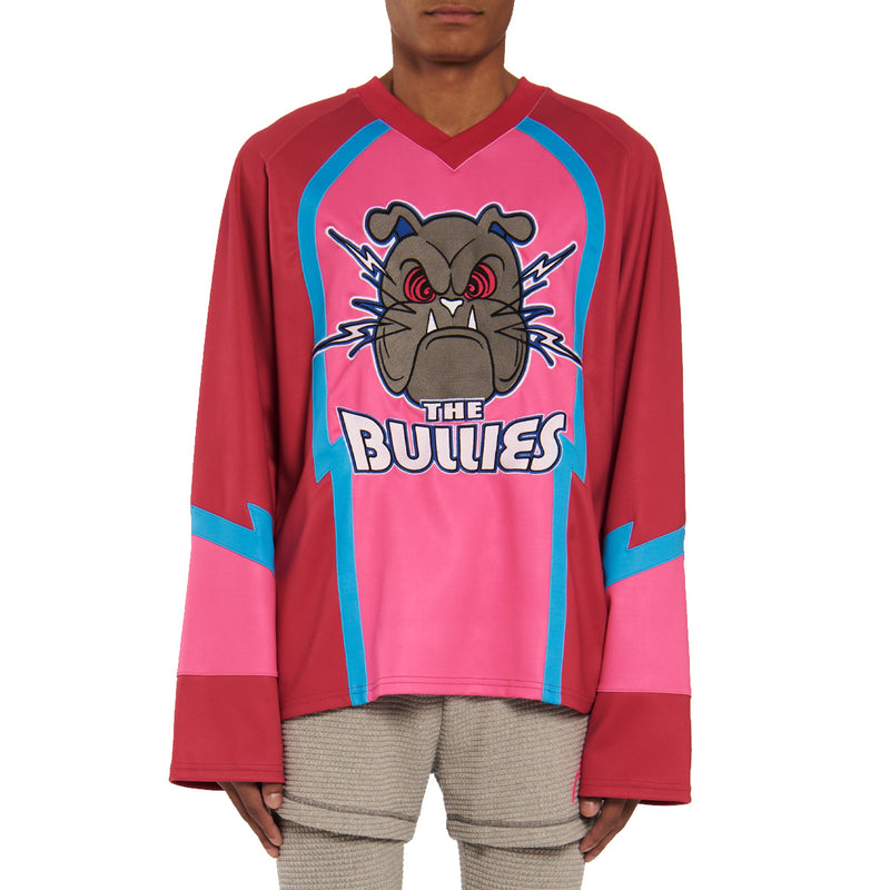 Bullies L/S Football Jersey 'Cherry Pink'