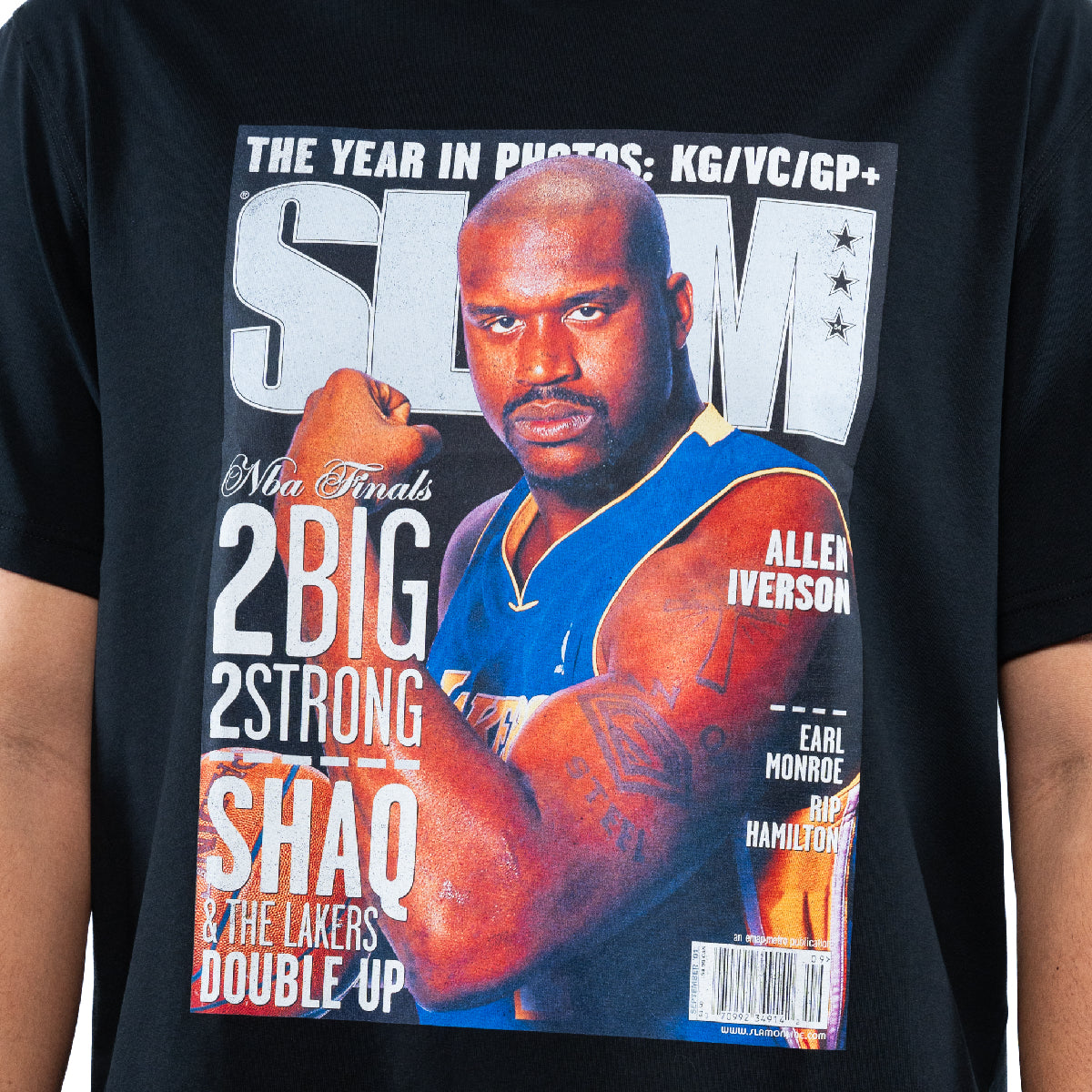 NBA SLAM T-Shirt Shaquille O'Neal LA Lakers 'Black'
