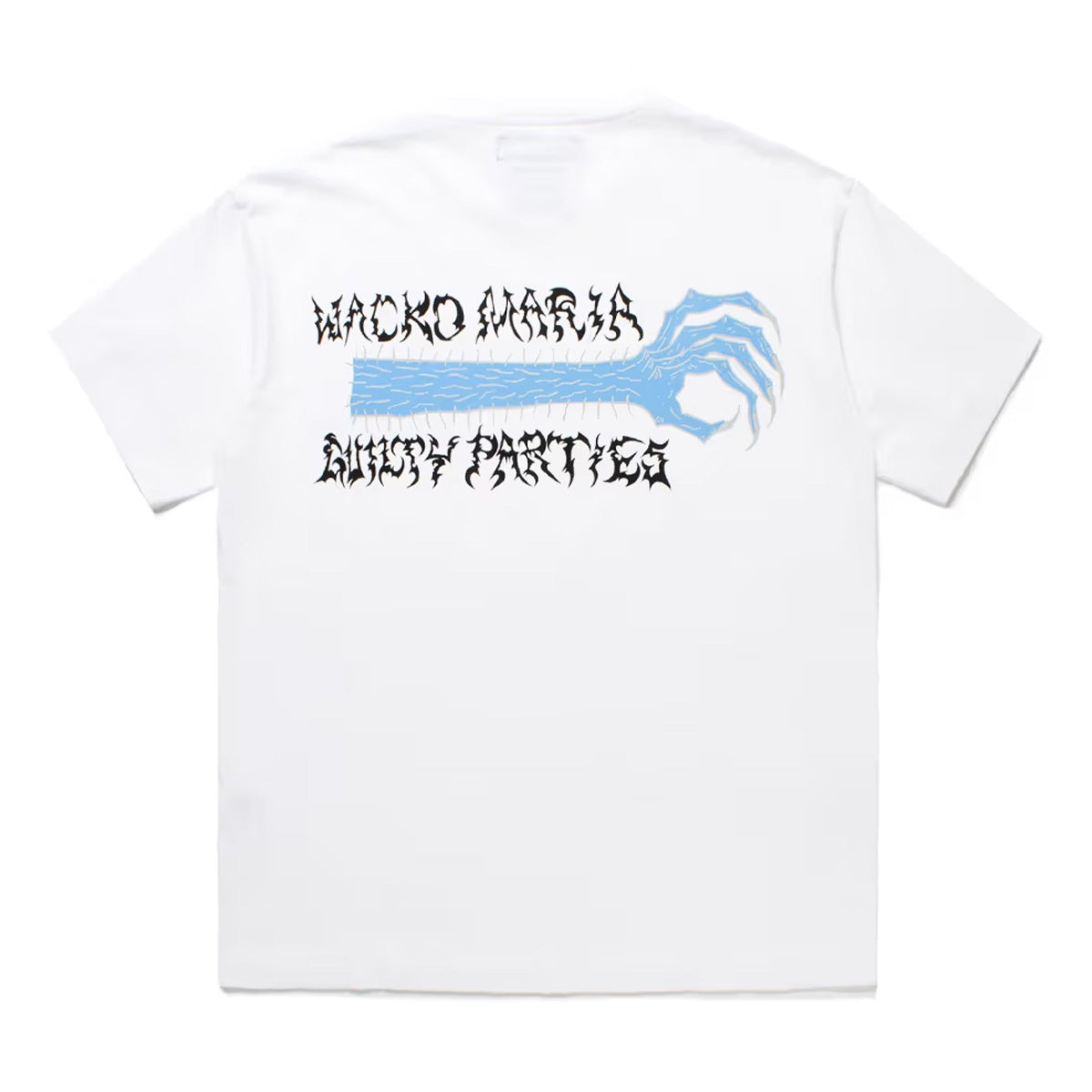 + Neck Face Washed Heavy Weight Crew Neck Tee Type 'White'