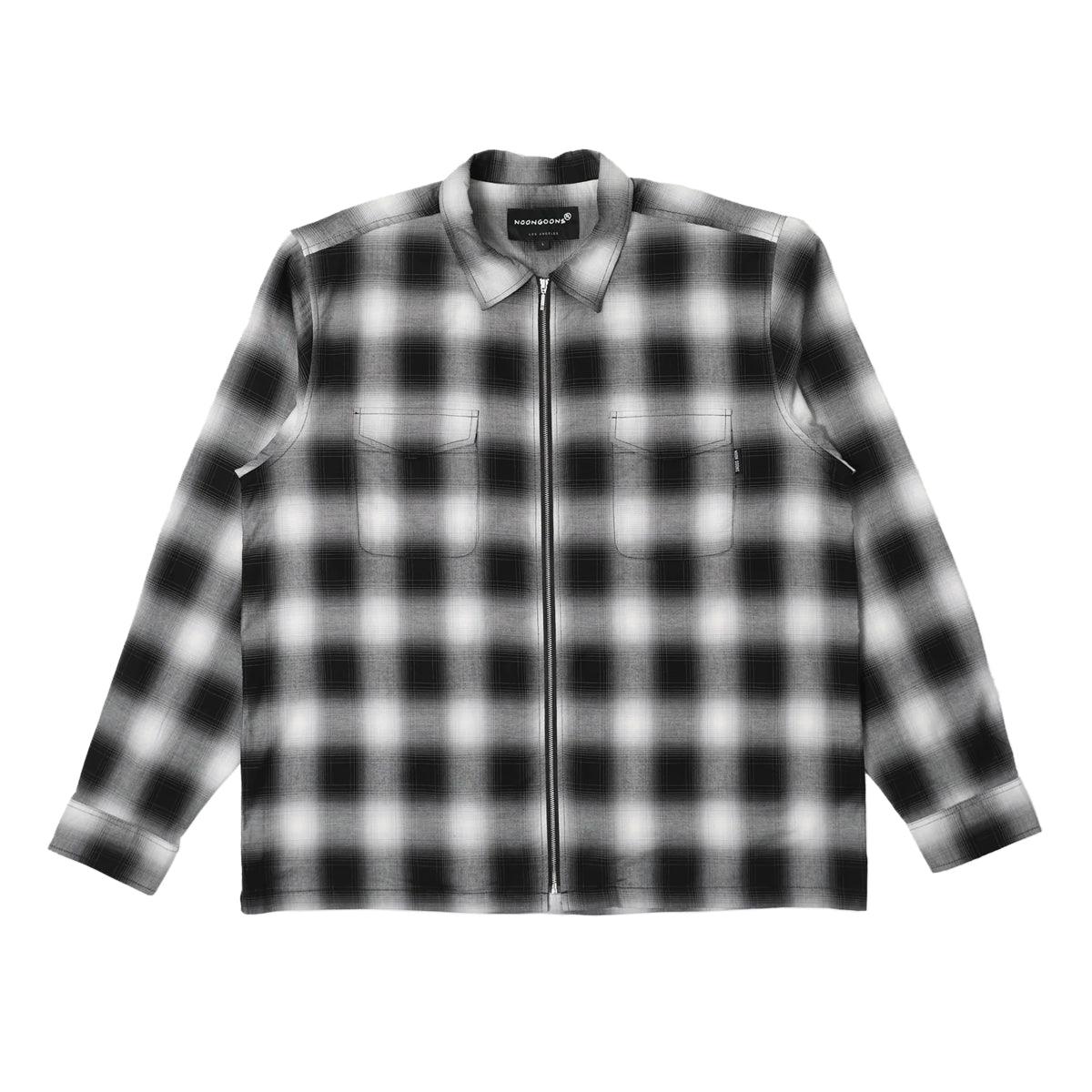 Something In The Way Zip Shirt 'Black White'