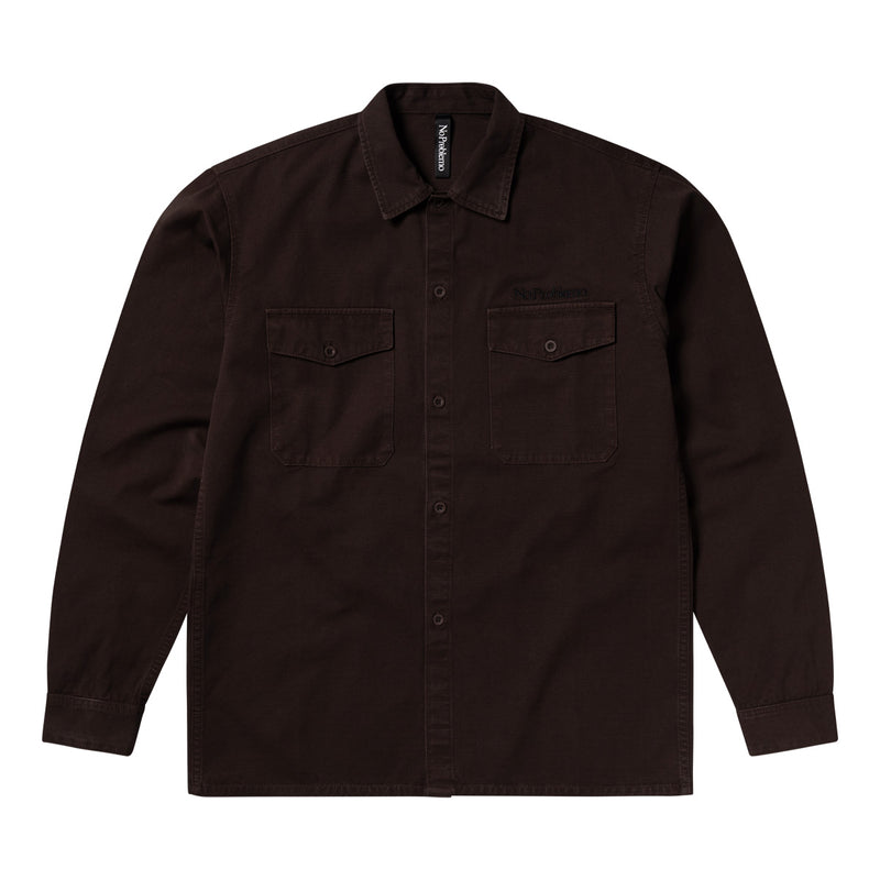 Mini No Problemo Work Shirt 'Brown'