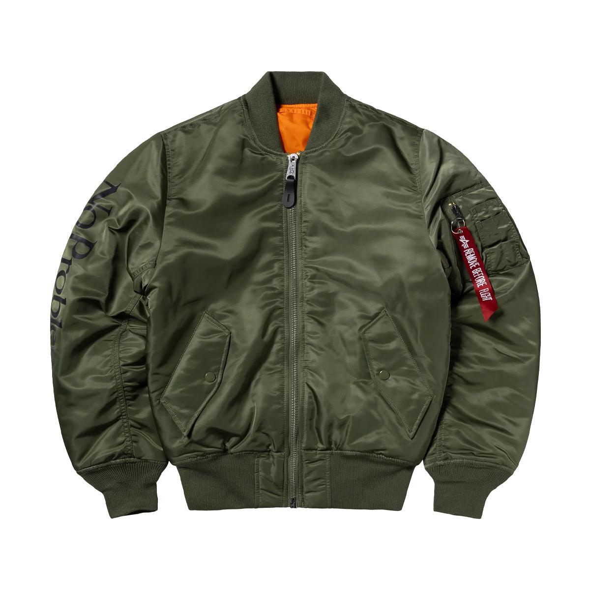 + Alpha Industries No War MA-1 Jacket 'Green'