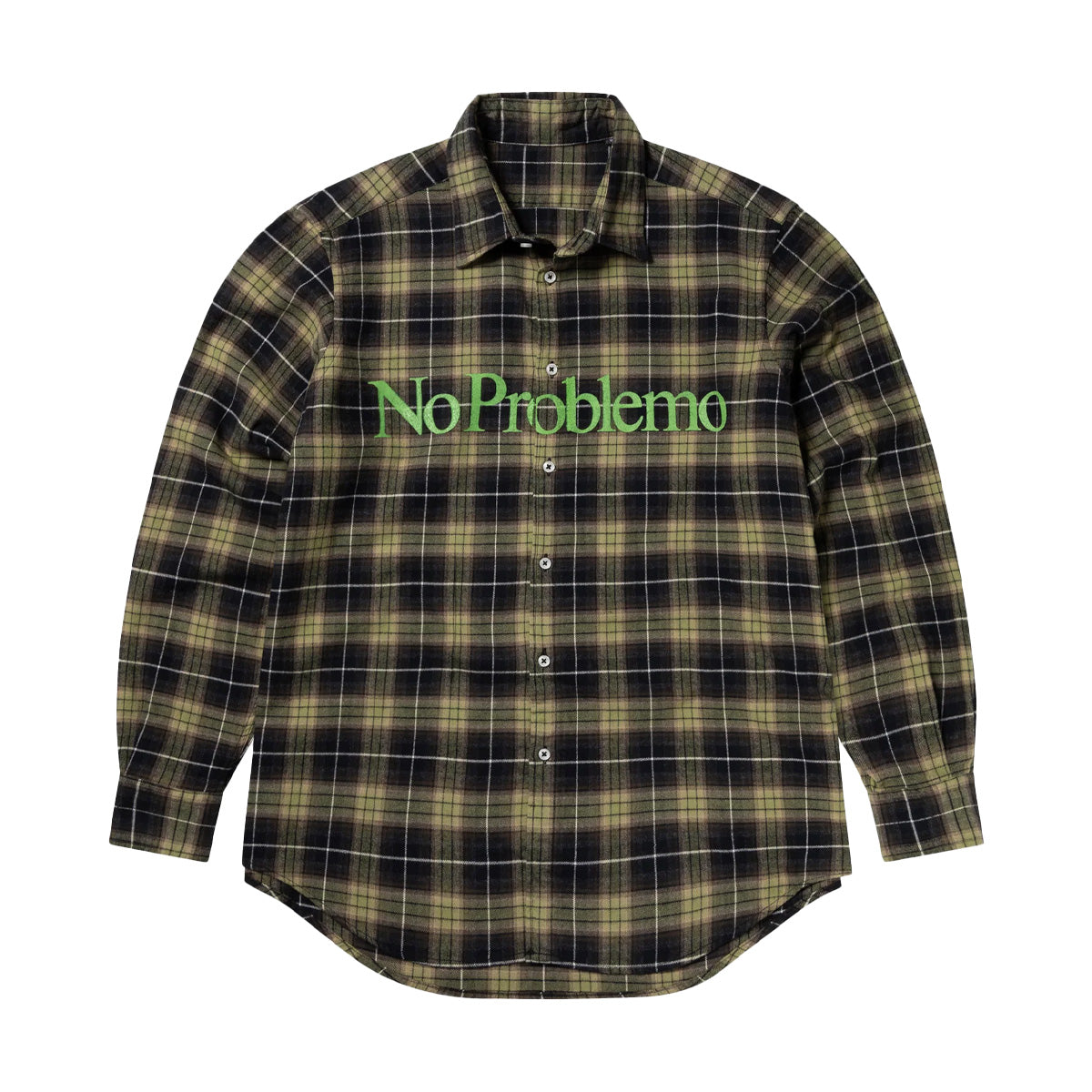 Plaid Shirt 'Green'