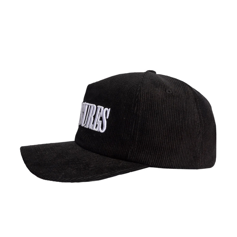 Corduroy Snapback 'Onyx'